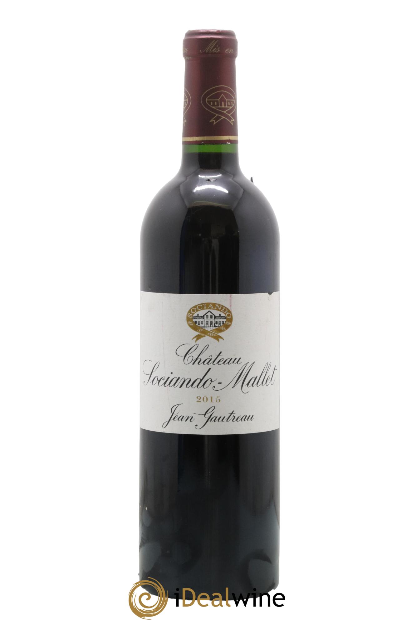 Château Sociando Mallet 2015 - Lotto di 1 bottiglia - 0