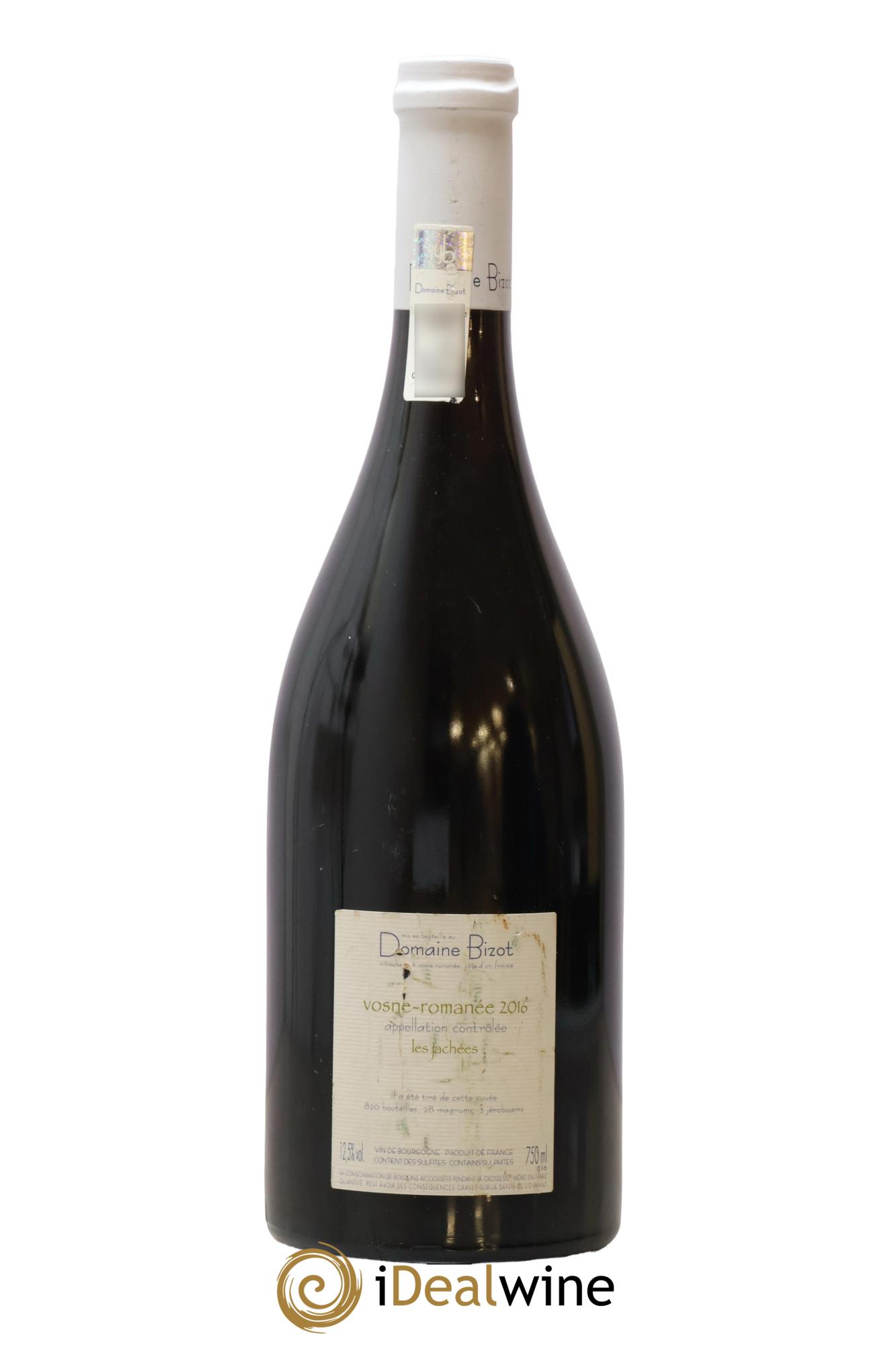Vosne-Romanée Les Jachées Bizot (Domaine) 2016 - Lot de 1 bouteille - 1