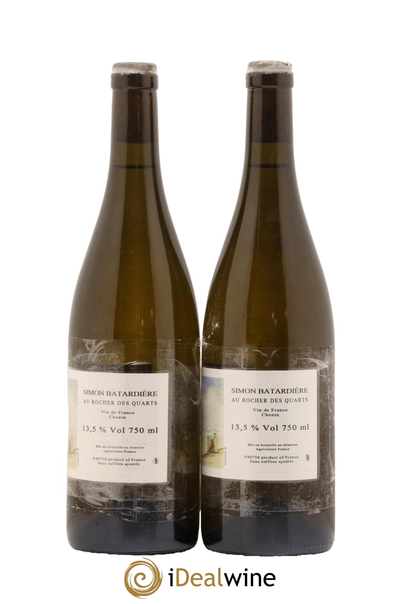 Vin de France Au rocher des quarts Simon Batardière 2021 - Lot de 2 bouteilles - 1