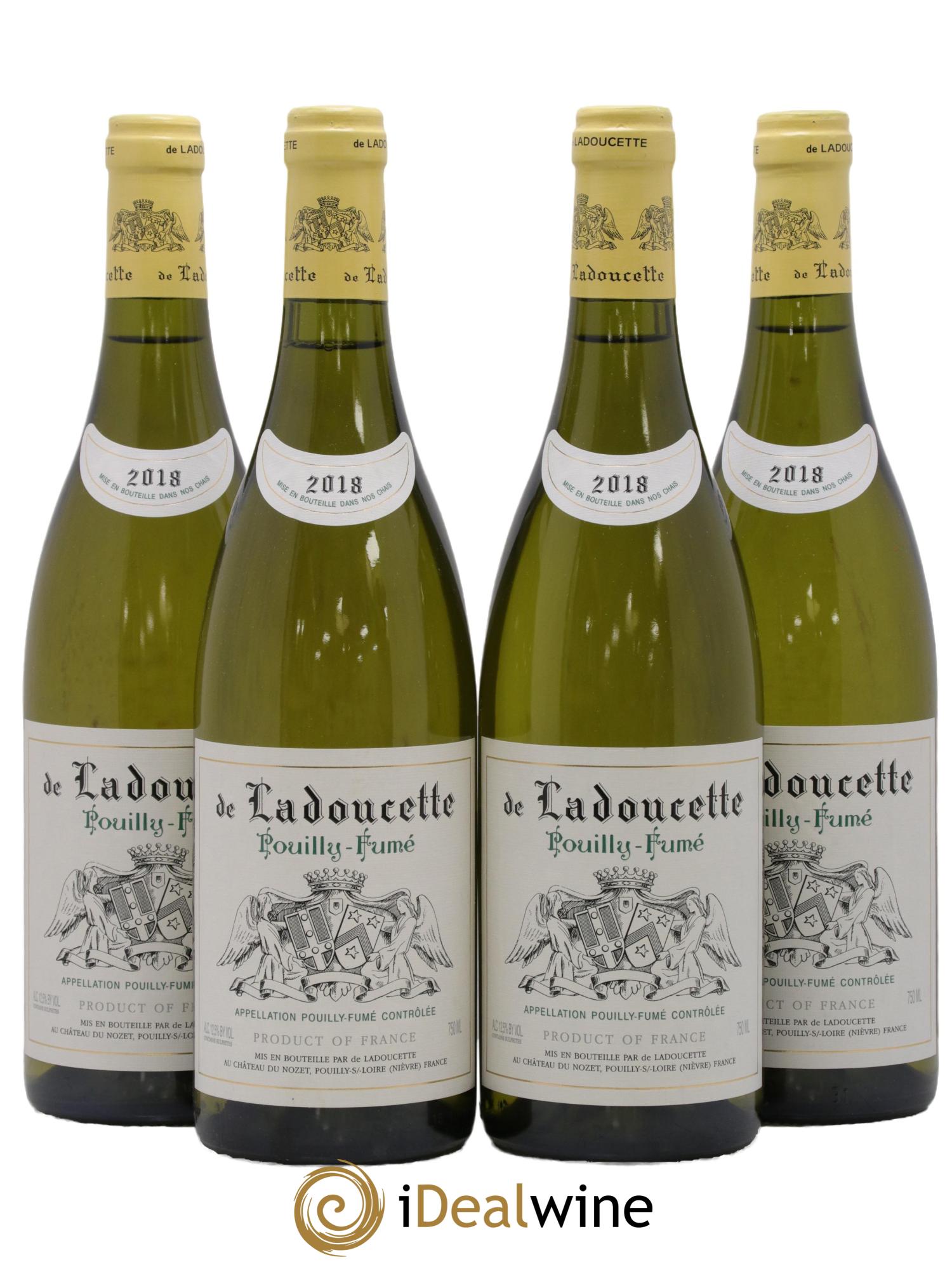 Pouilly-Fumé Patrick de Ladoucette 2018 - Lot de 4 bouteilles - 0
