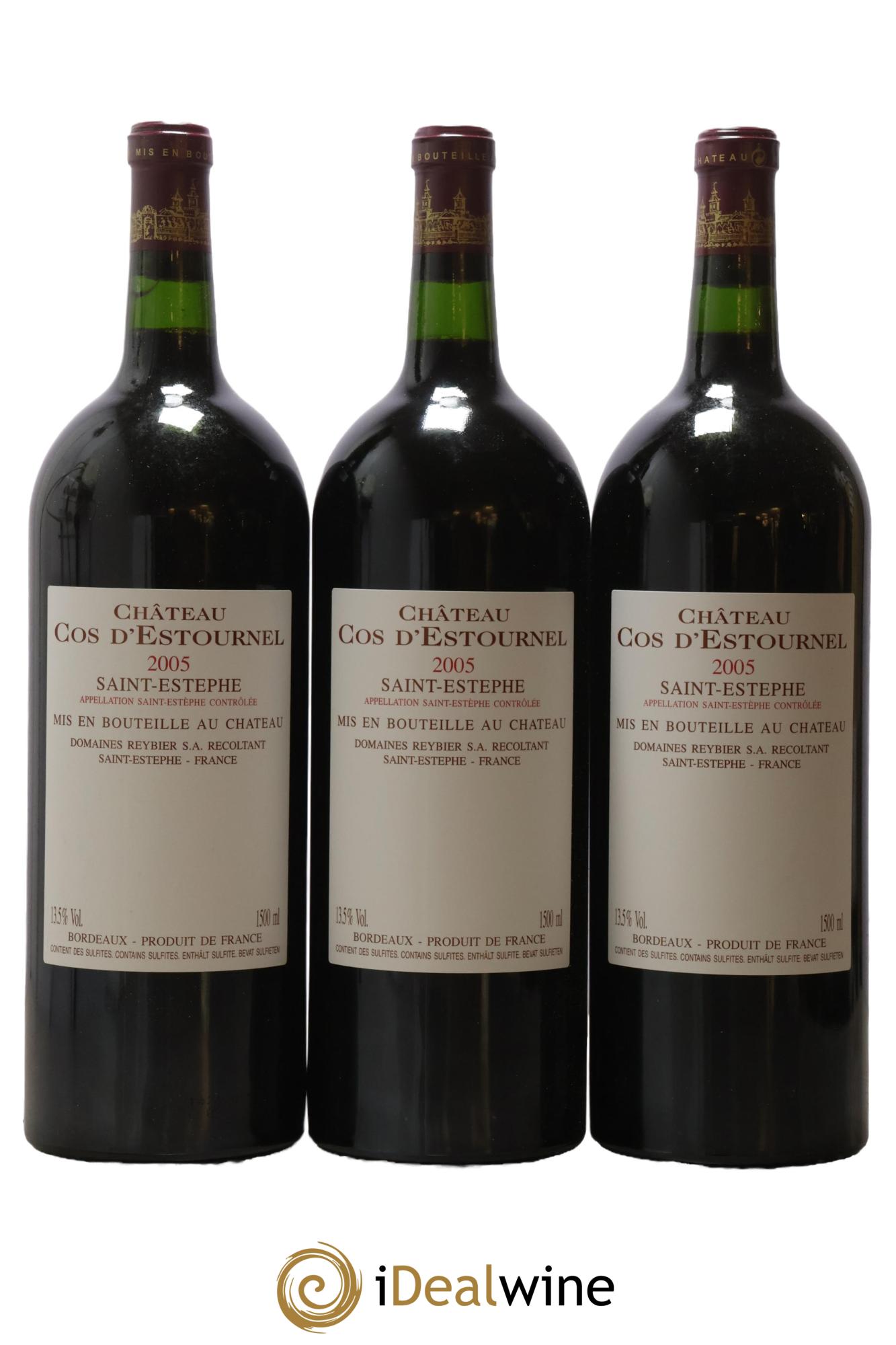 Cos d'Estournel 2ème Grand Cru Classé 2005 - Lot of 6 magnums - 2