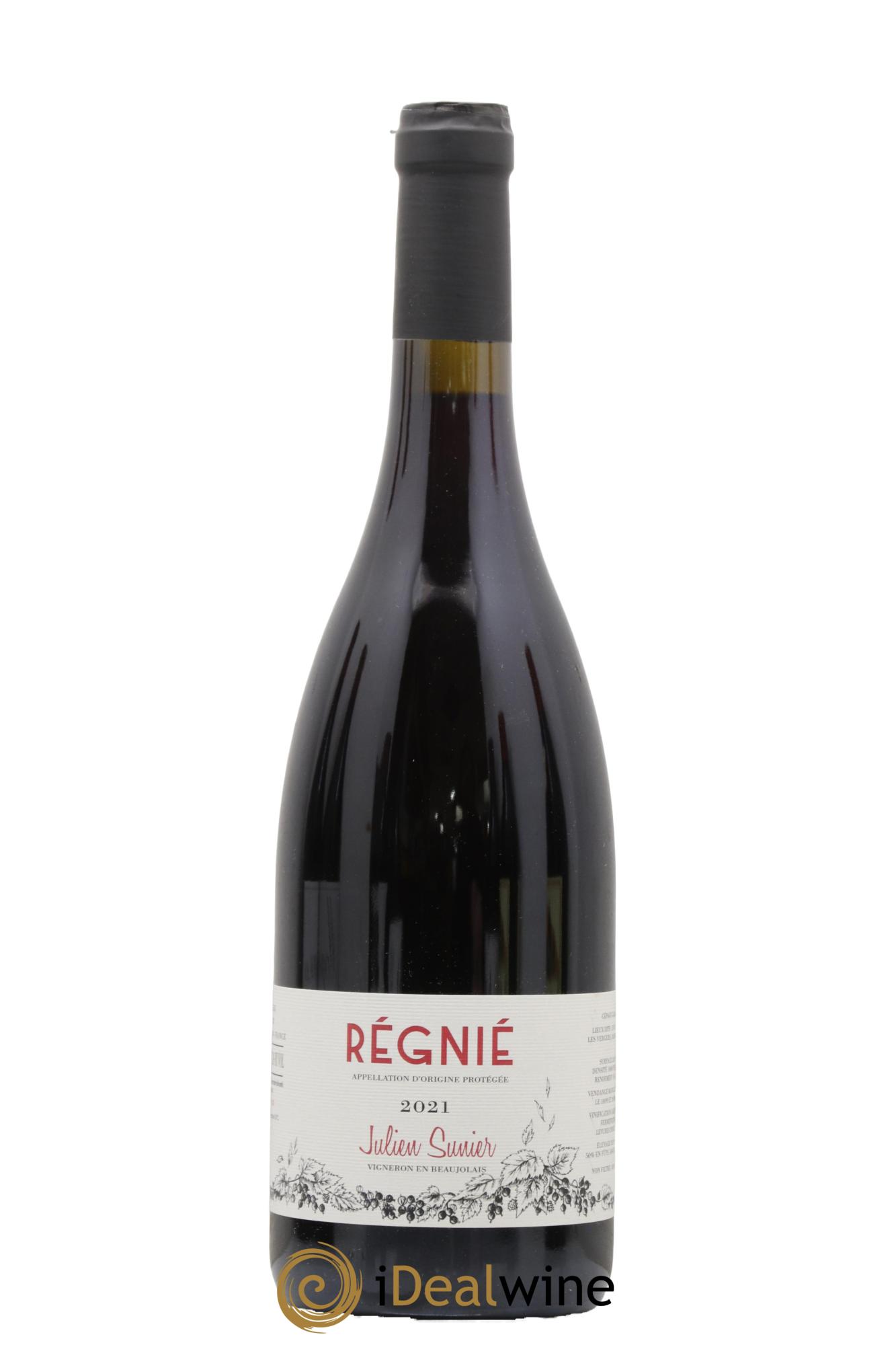 Régnié Julien Sunier 2021 - Lot de 1 bouteille - 0