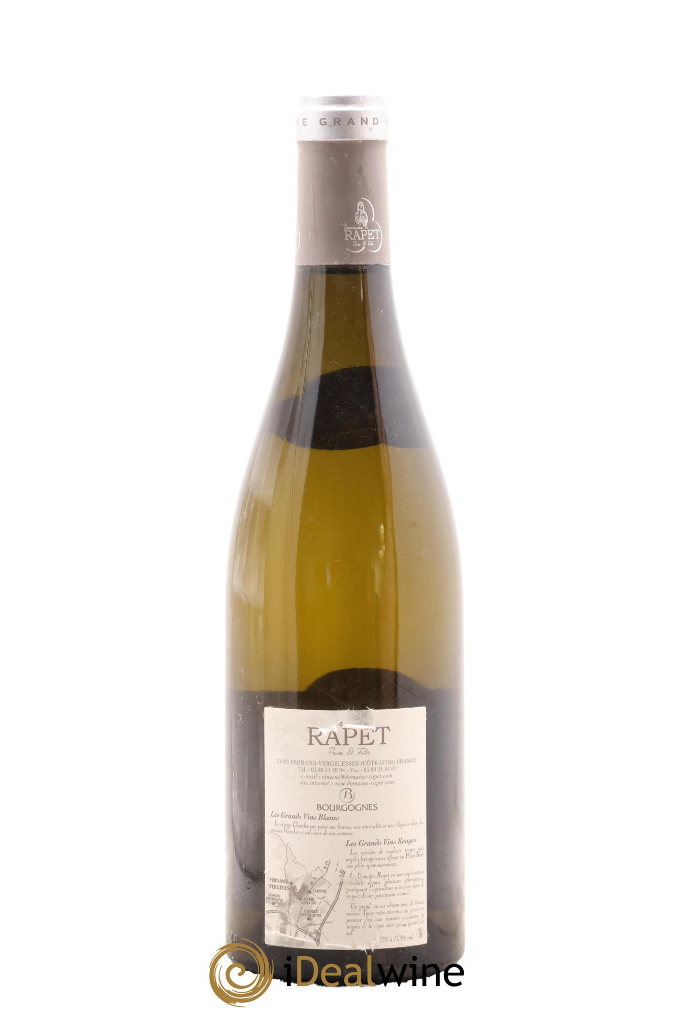 Corton-Charlemagne Grand Cru Rapet Père & Fils 2010 - Lot de 1 bouteille - 1