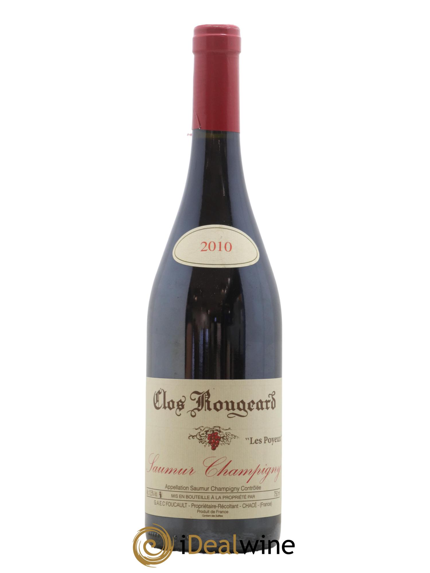 Saumur-Champigny Les Poyeux Clos Rougeard 2010 - Lot de 1 bouteille - 0