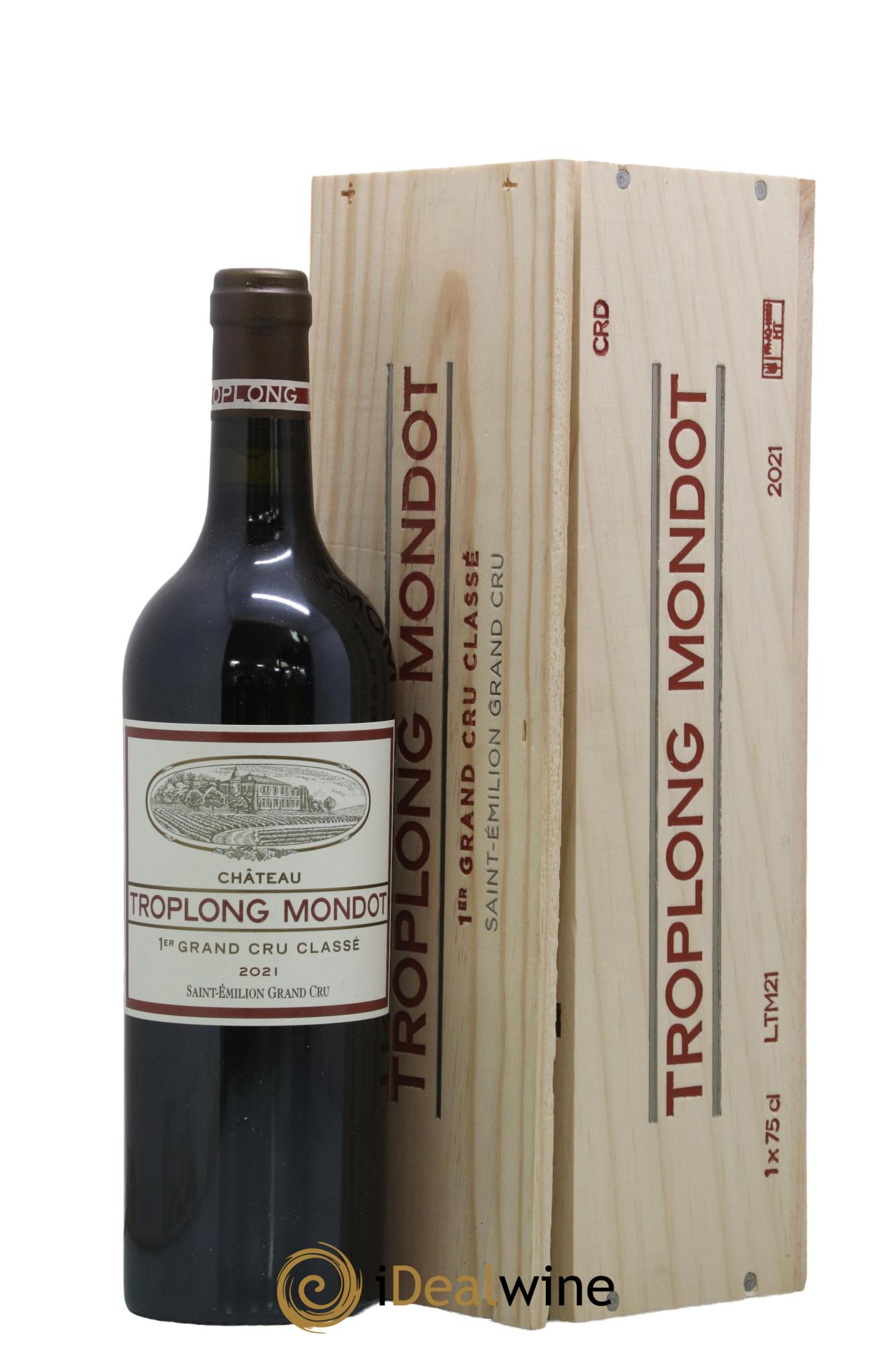 Château Troplong Mondot 1er Grand Cru Classé B 2021 - Lot of 1 bottle - 0