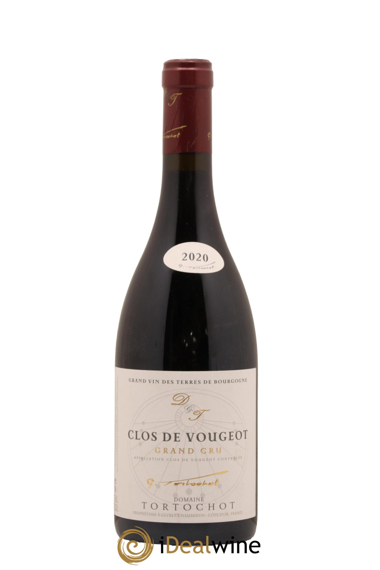 Clos de Vougeot Grand Cru Tortochot (Domaine) 2020 - Lot de 1 bouteille - 0