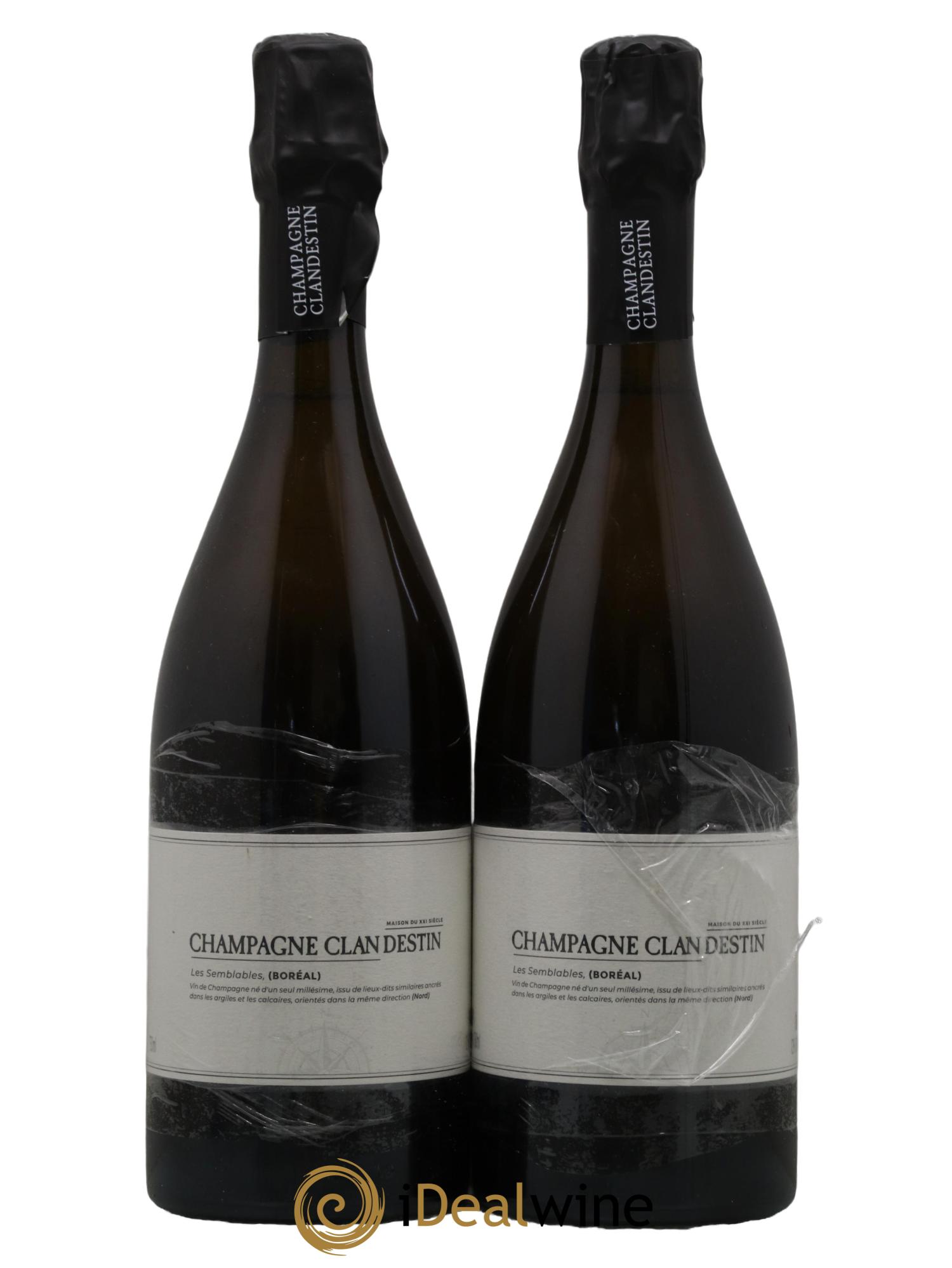 Boréal Brut Nature Clandestin 2019 - Lot de 2 bouteilles - 0
