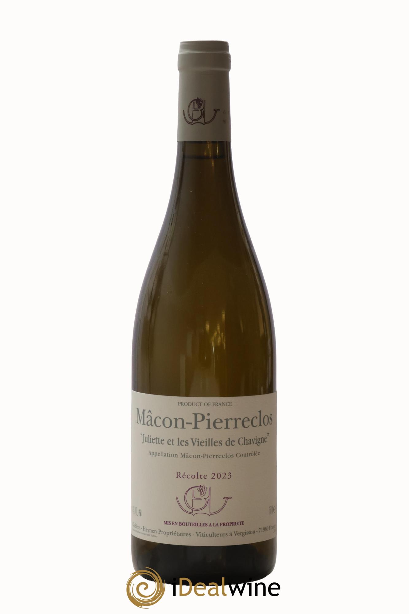 Mâcon-Pierreclos Juliette et Les Vieilles de Chavigne Guffens-Heynen 2023 - Lot de 1 bouteille - 0
