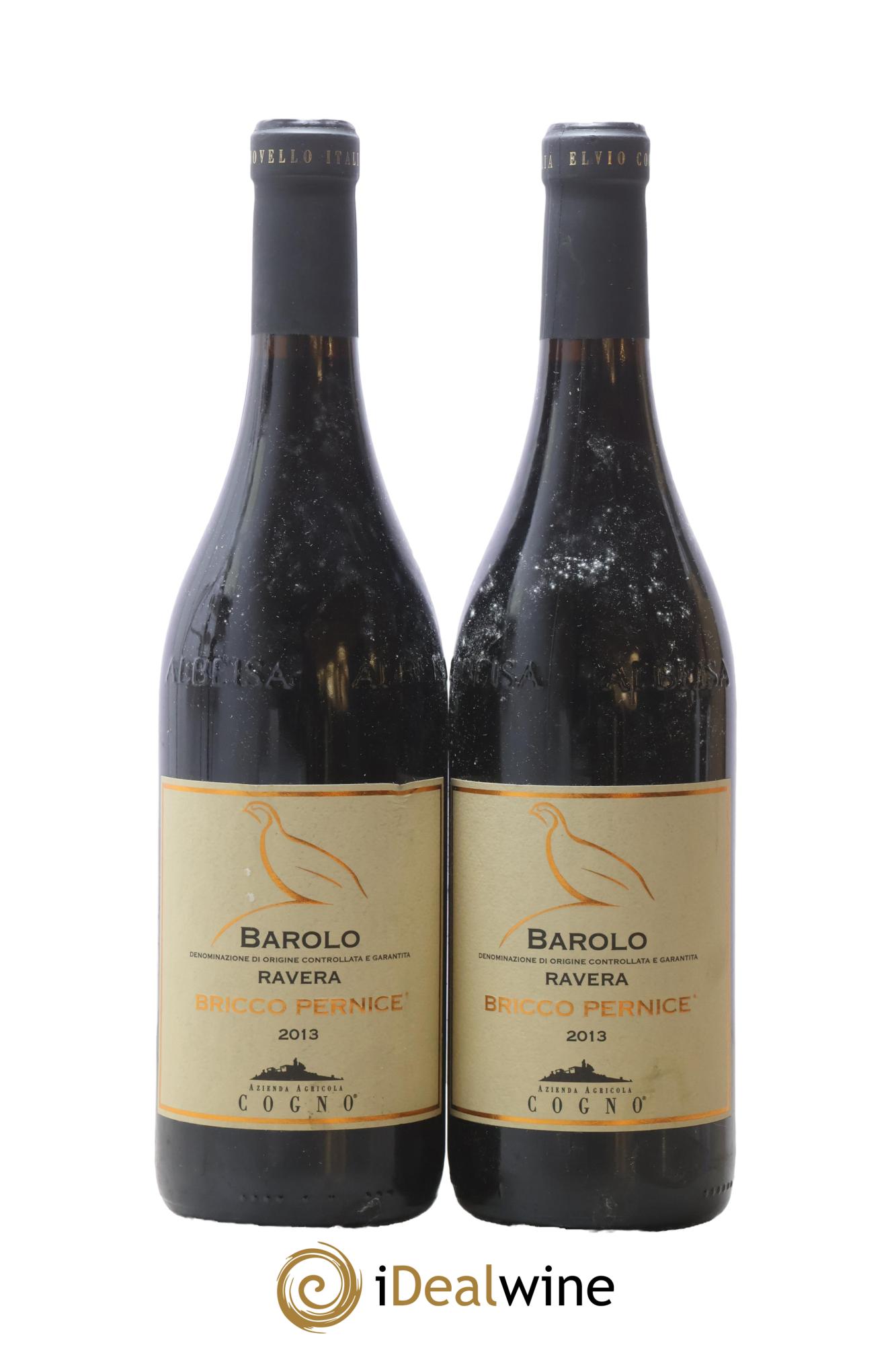 Barolo DOCG Ravera Bricco Pernice Cogno 2013 - Posten von 2 Flaschen - 0