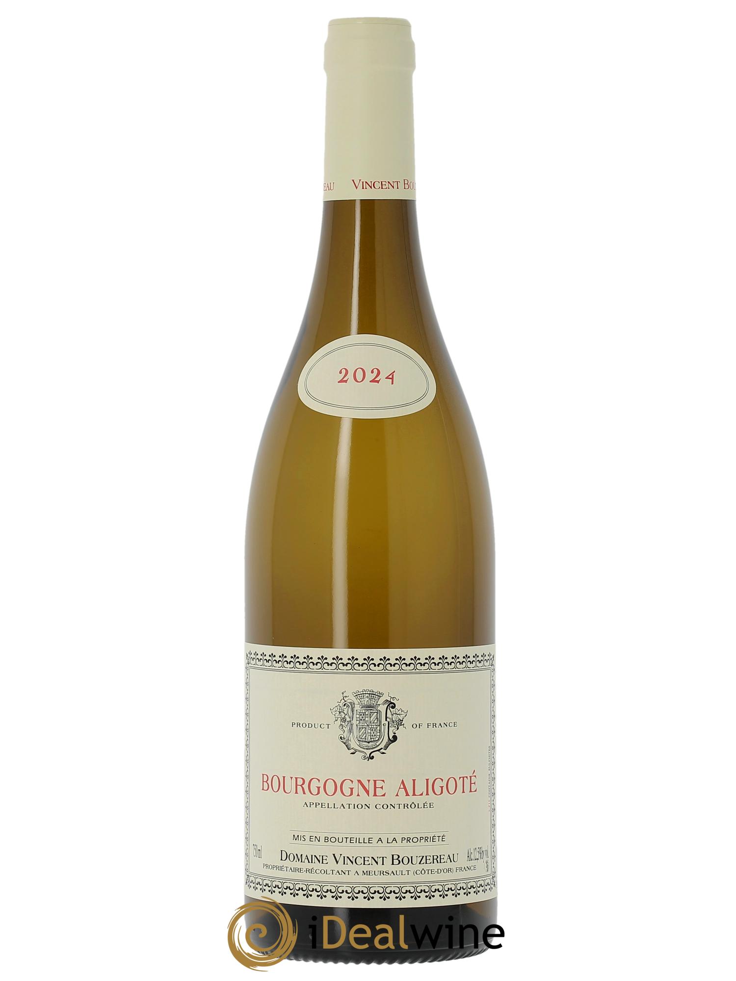 Bourgogne Aligoté Vincent Bouzereau (Domaine) 2024 - Lot of 1 bottle - 0