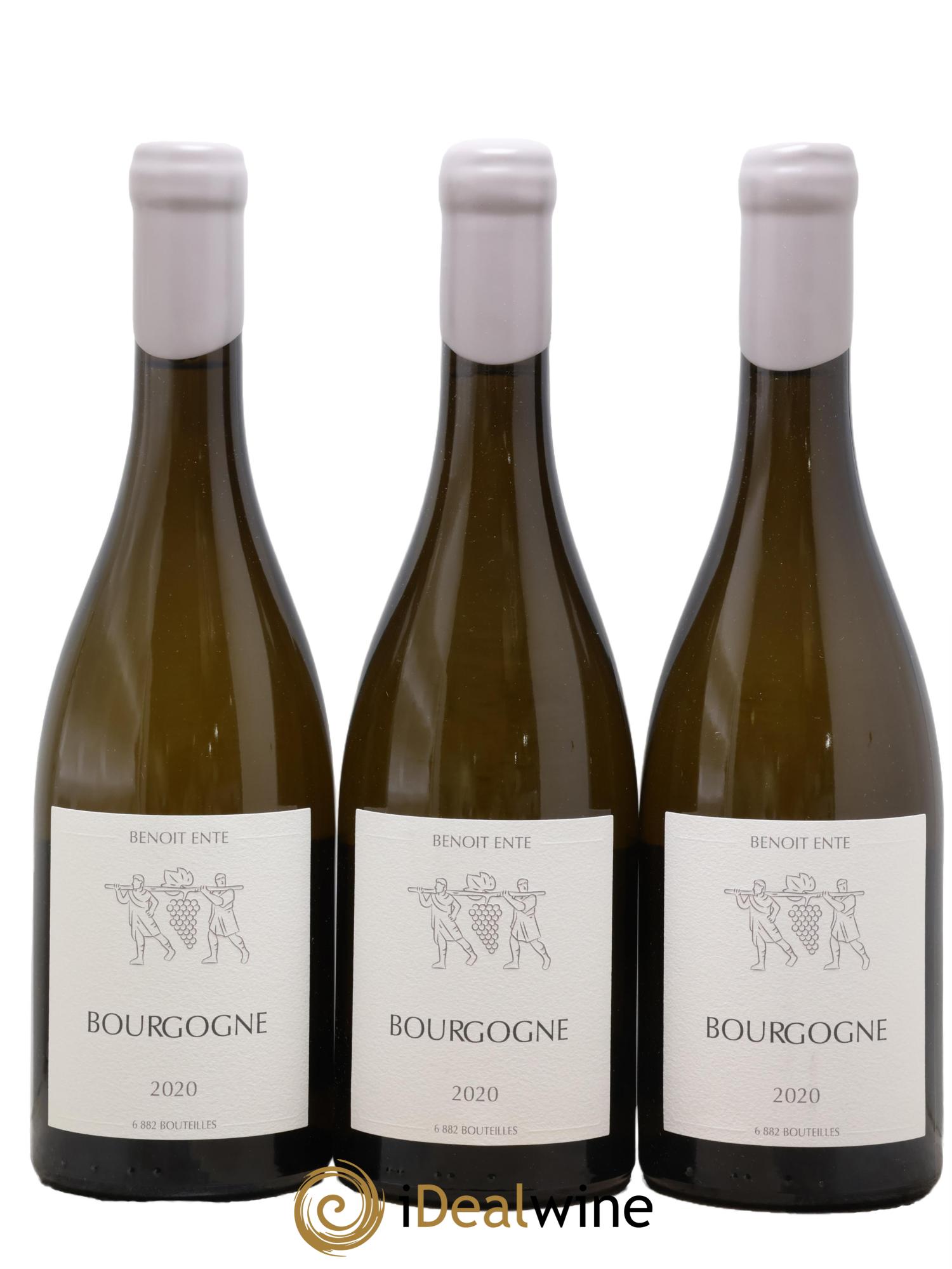Bourgogne Chardonnay Benoit Ente 2020 - Lot of 3 bottles - 0