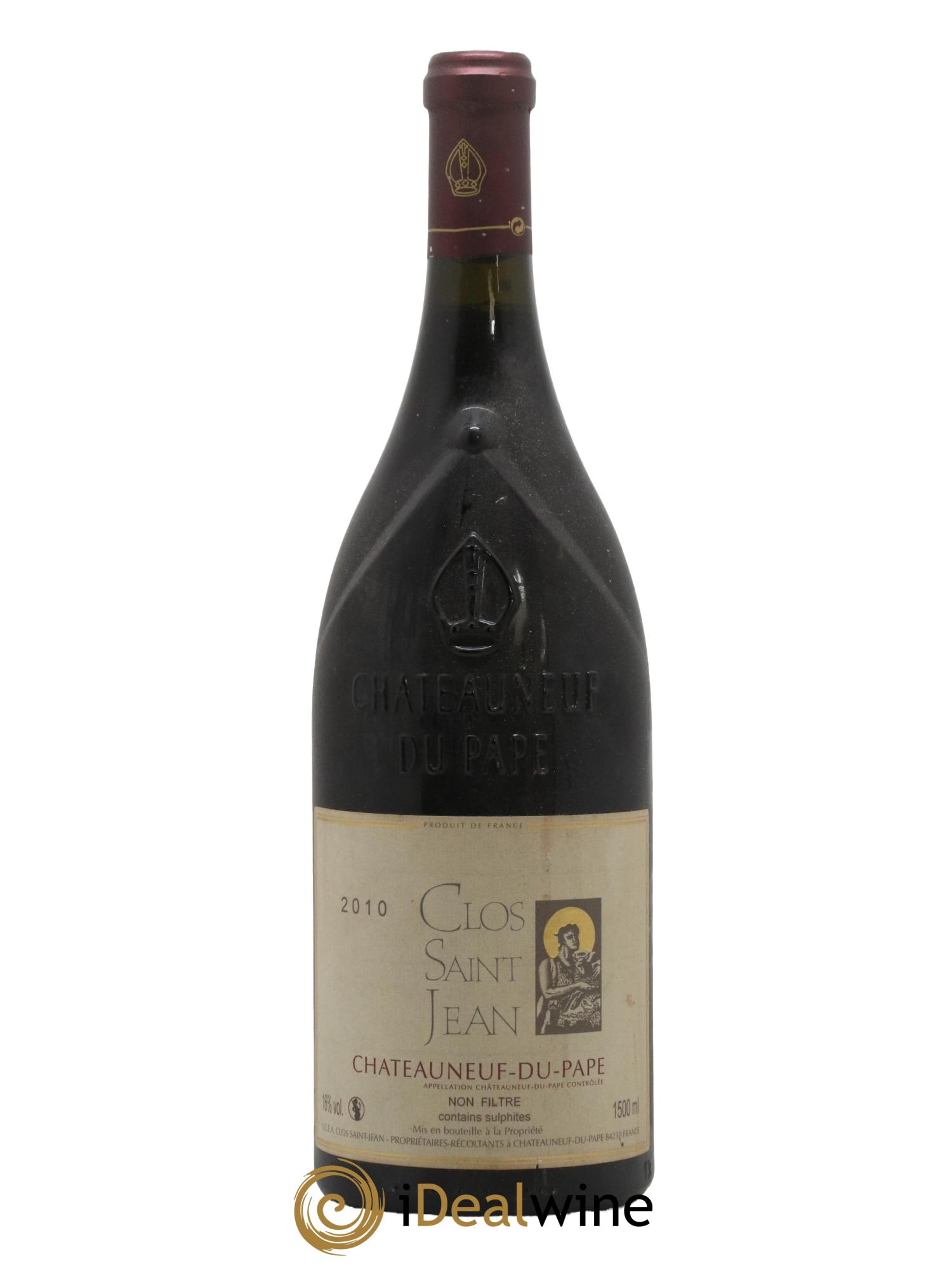 Châteauneuf-du-Pape Clos Saint-Jean Pascal et Vincent Maurel 2010 - Lot de 1 magnum - 0