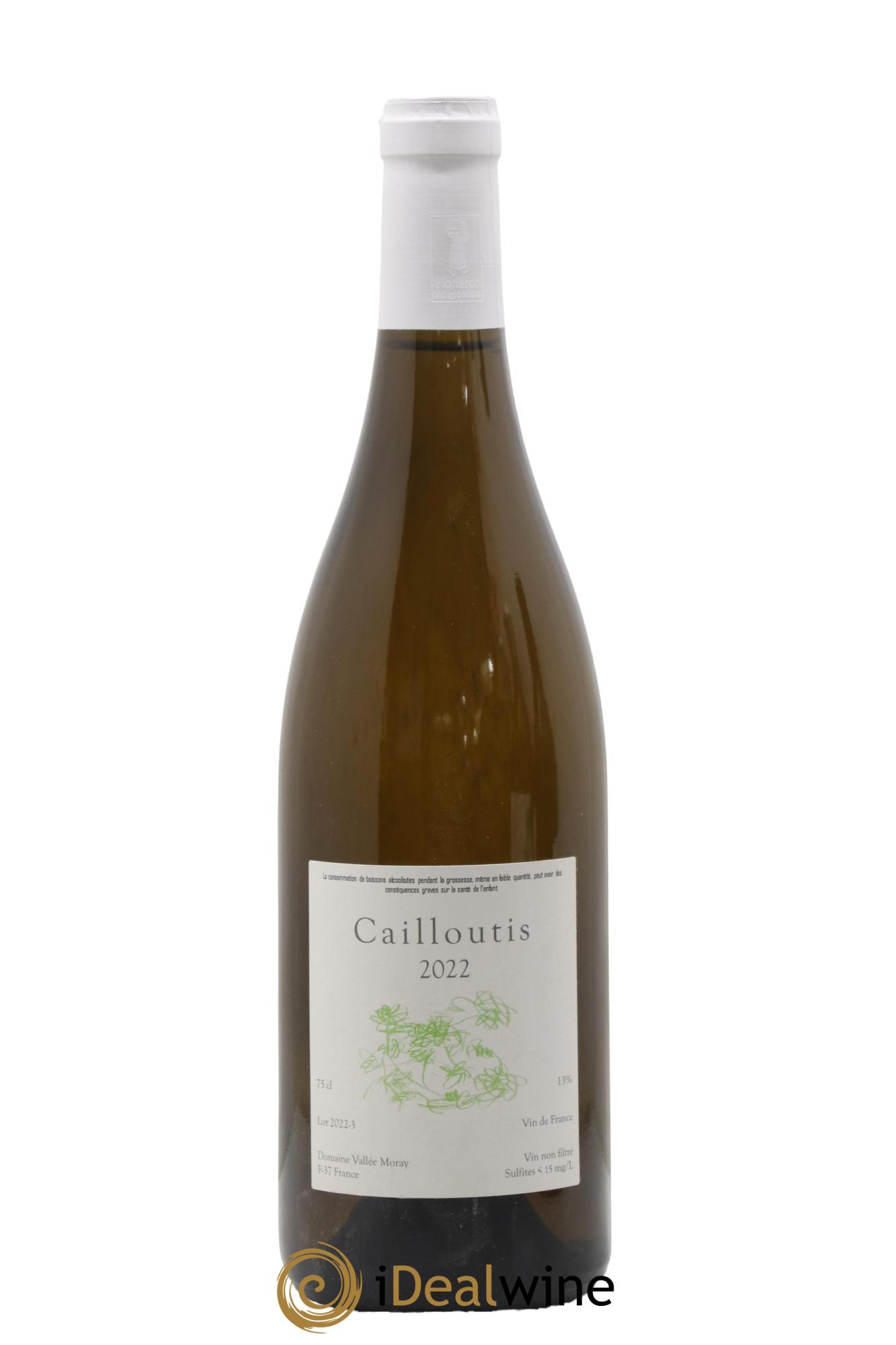 Vin de France Cailloutis Domaine Vallée Moray 2022 - Lotto di 1 bottiglia - 0