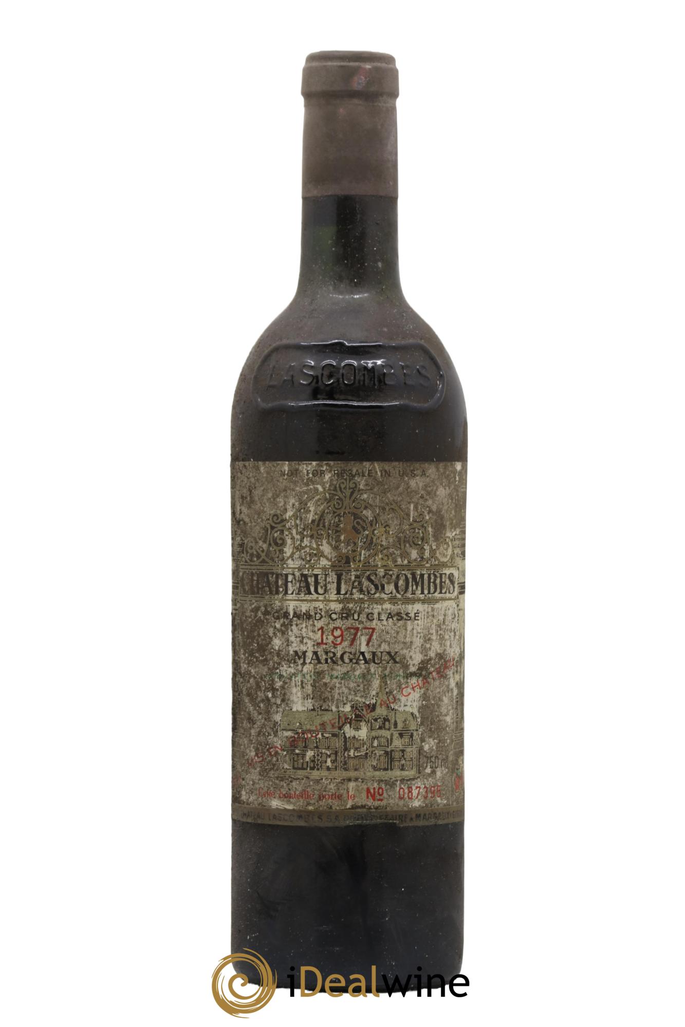Château Lascombes 2ème Grand Cru Classé 1977 - Lot de 1 bouteille - 0
