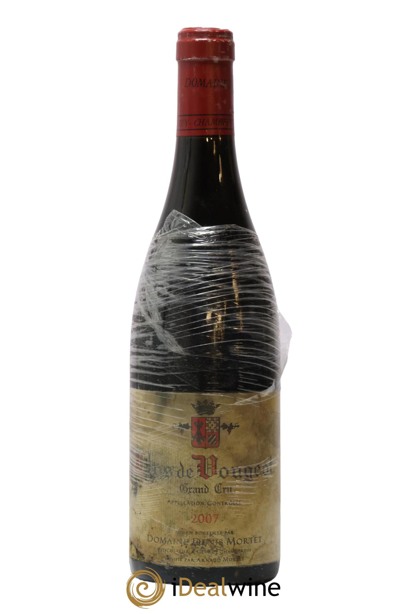 Clos de Vougeot Grand Cru Denis Mortet (Domaine) 2007 - Lot de 1 bouteille - 0