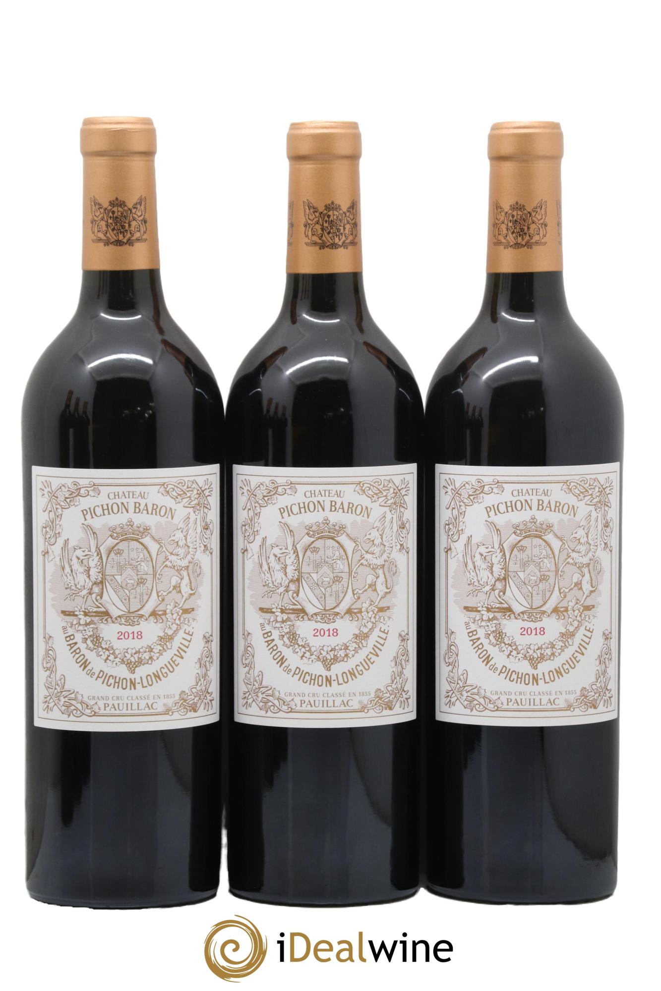 Pichon Longueville Baron 2ème Grand Cru Classé 2018 - Lot de 6 bouteilles - 1
