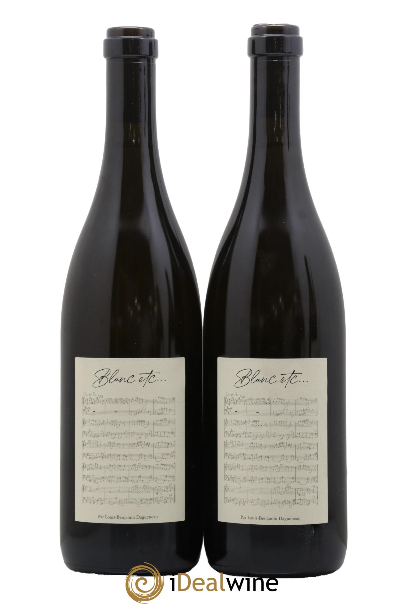 Vin de France Blanc Etc Dagueneau (Domaine Didier - Louis-Benjamin) 2019 - Lot de 2 bouteilles - 0