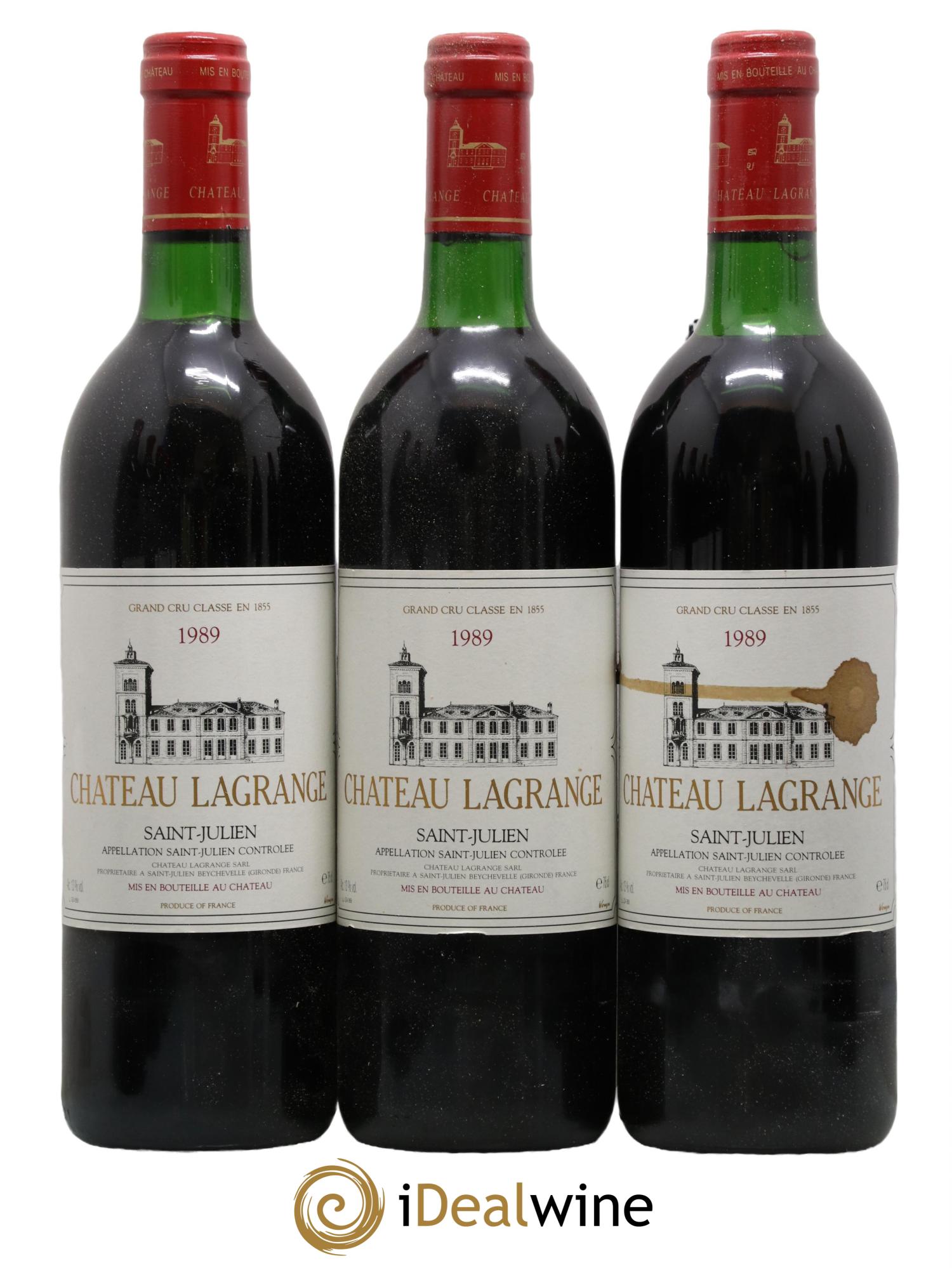 Château Lagrange 3ème Grand Cru Classé 1989 - Lot de 6 bouteilles - 1