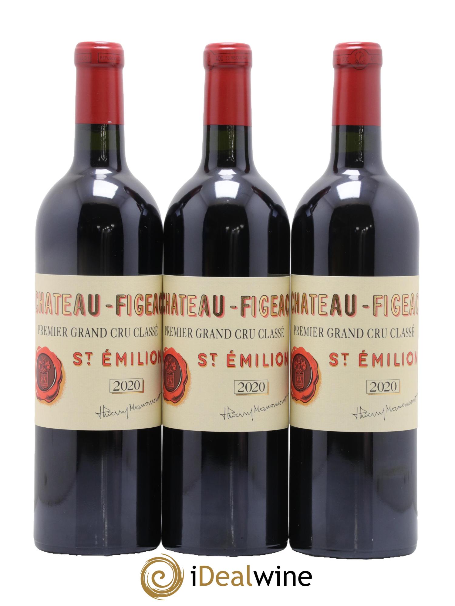 Château Figeac 1er Grand Cru Classé A  2020 - Lotto di 6 bottiglie - 1