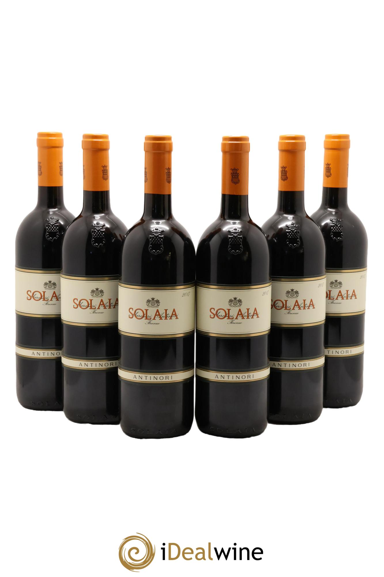 Toscana IGT Solaia Tenuta Tignanello - Marchesi Antinori 2017 - Lotto di 6 bottiglie - 0