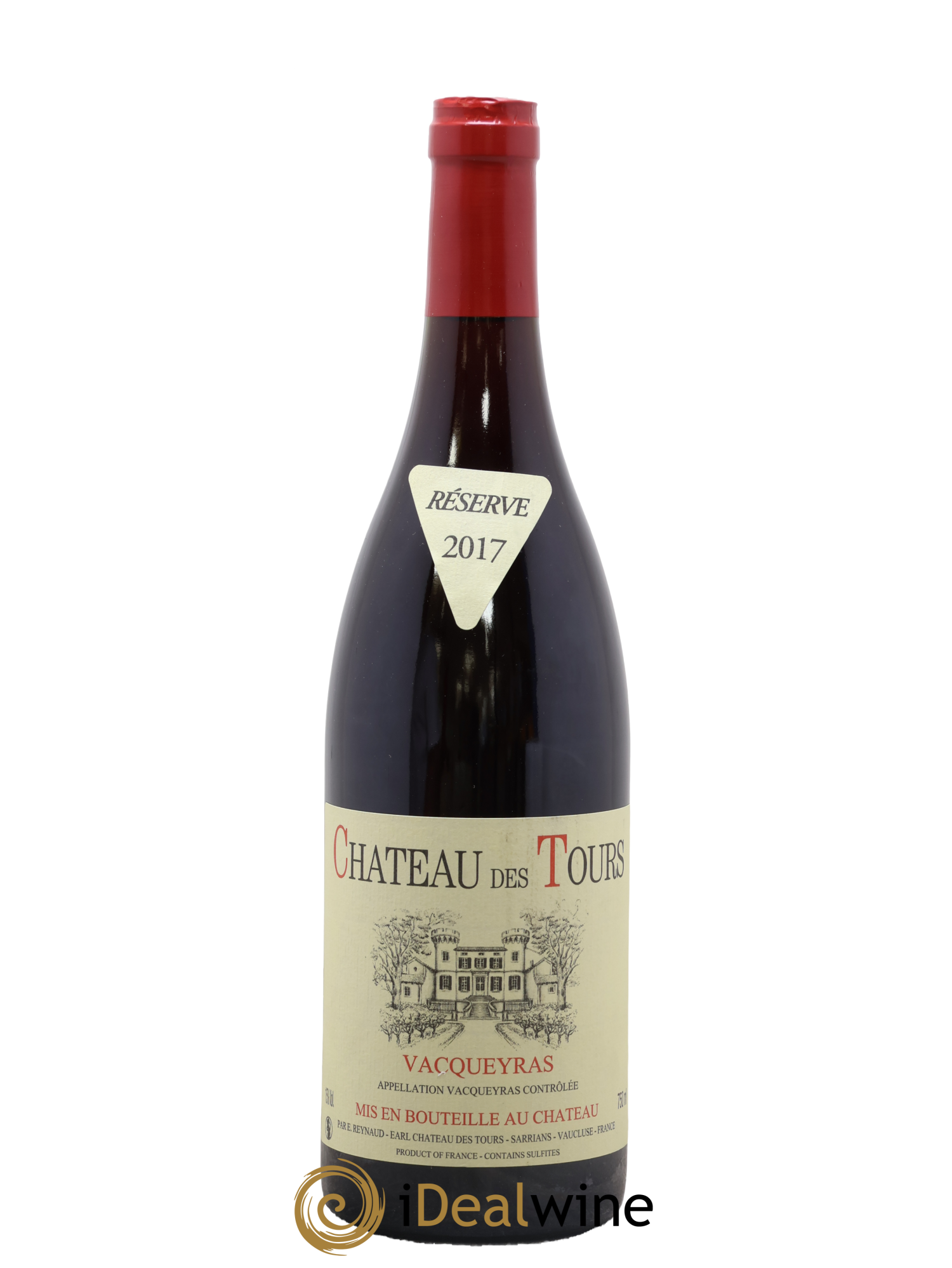 Vacqueyras Château des Tours Emmanuel Reynaud 2017 - Lot of 1 bottle - 0