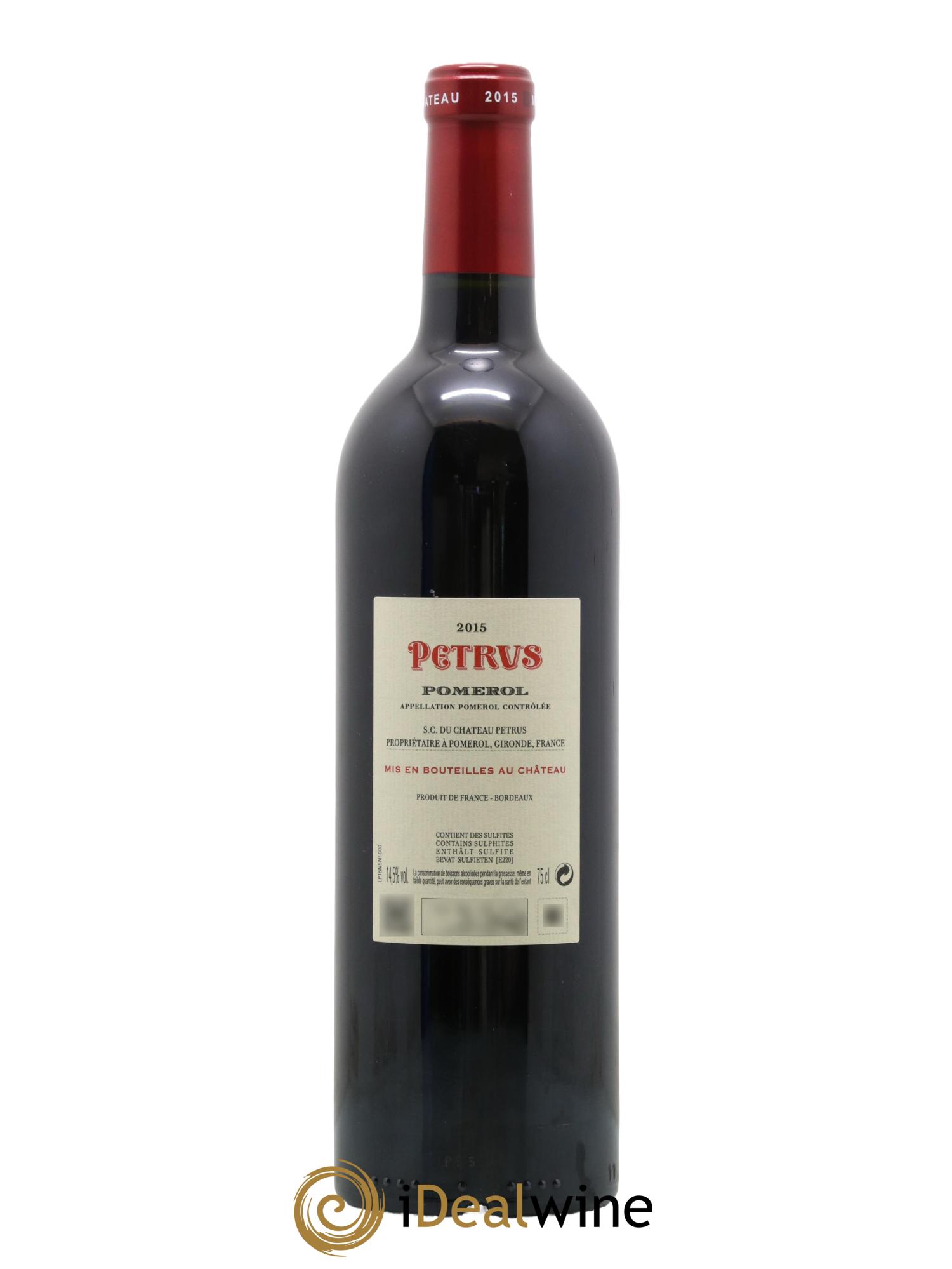 Petrus 2015 - Lot de 1 bouteille - 1
