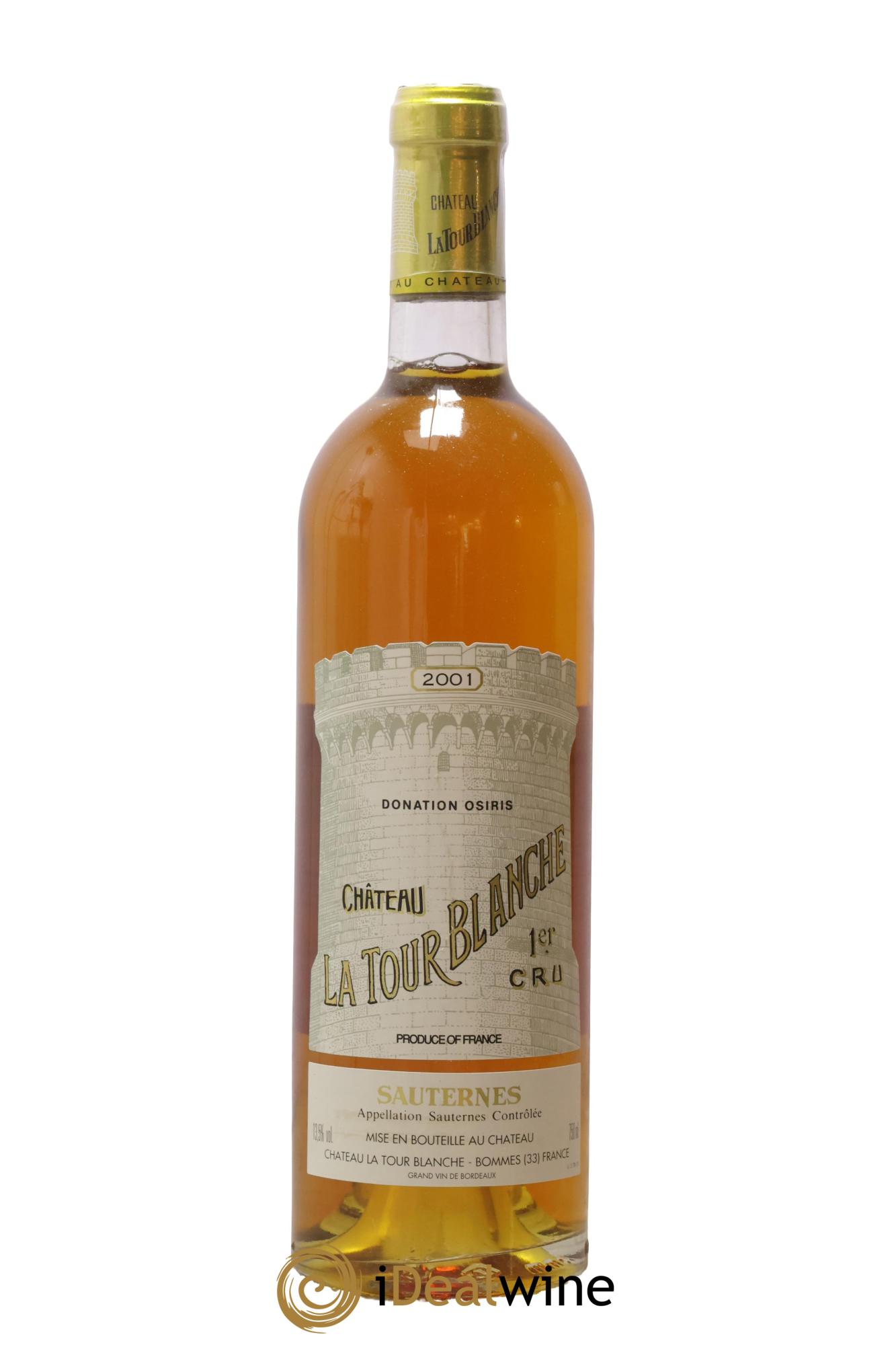 Château la Tour Blanche 1er Grand Cru Classé 2001 - Lotto di 1 bottiglia - 0