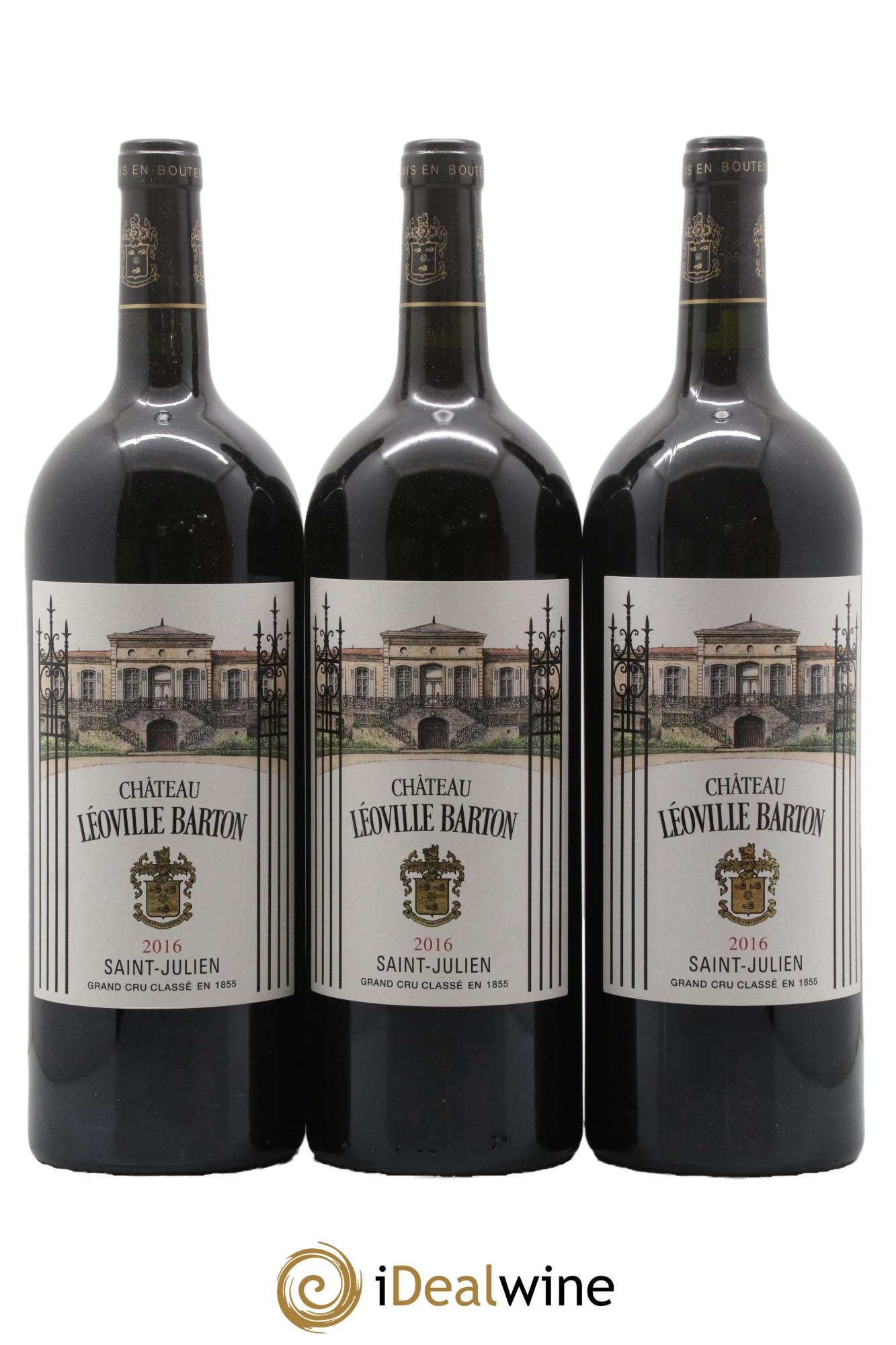 Château Léoville Barton 2ème Grand Cru Classé 2016 - Lot of 6 magnums - 1