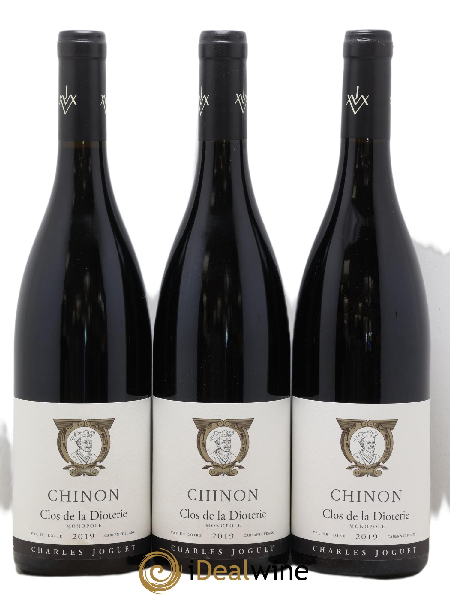 Chinon Clos de La Dioterie Charles Joguet 2019 - Lot de 3 bouteilles - 0