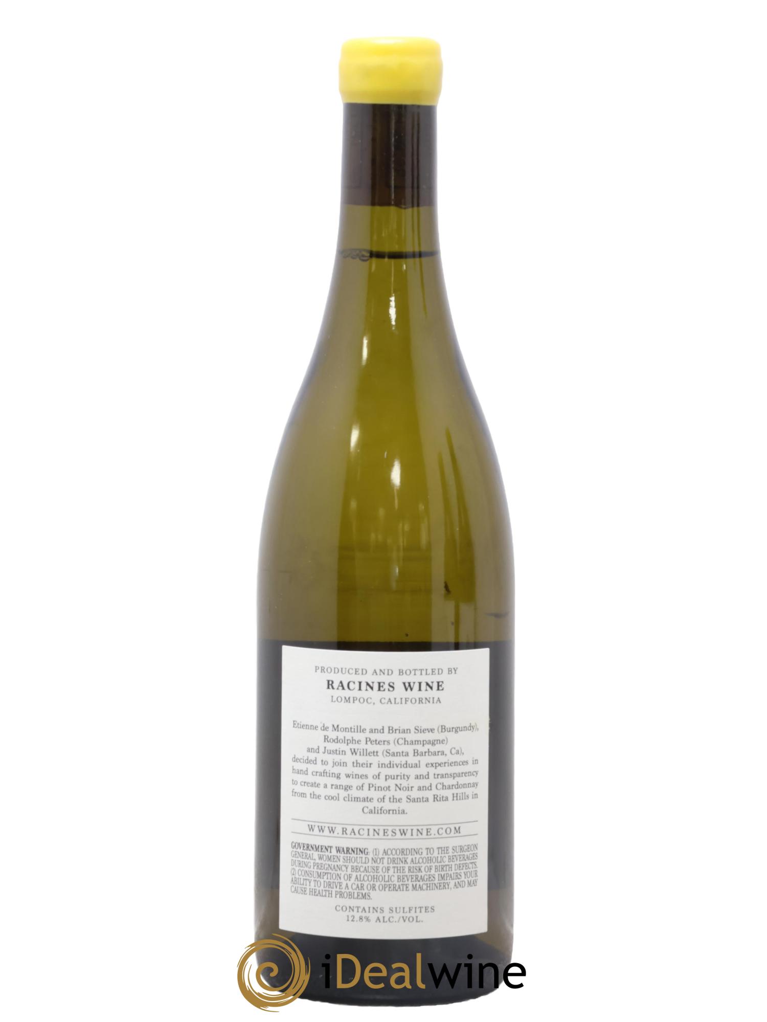 USA Santa Rita Hills Racines Bentrock Vineyard Chardonnay 2017 - Lot de 1 bouteille - 1