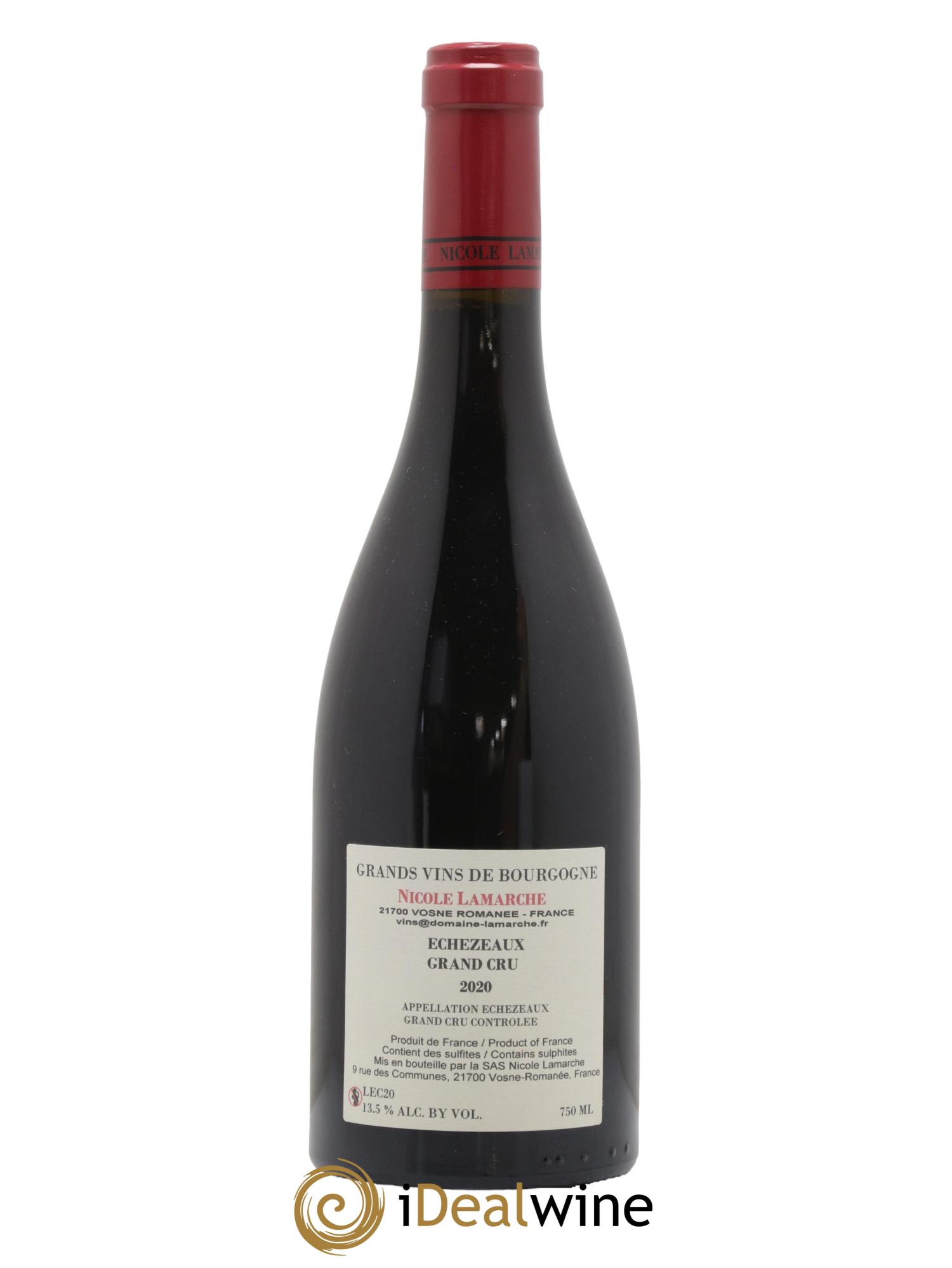 Echezeaux Grand Cru Lamarche (Domaine) 2020 - Lot de 1 bouteille - 1