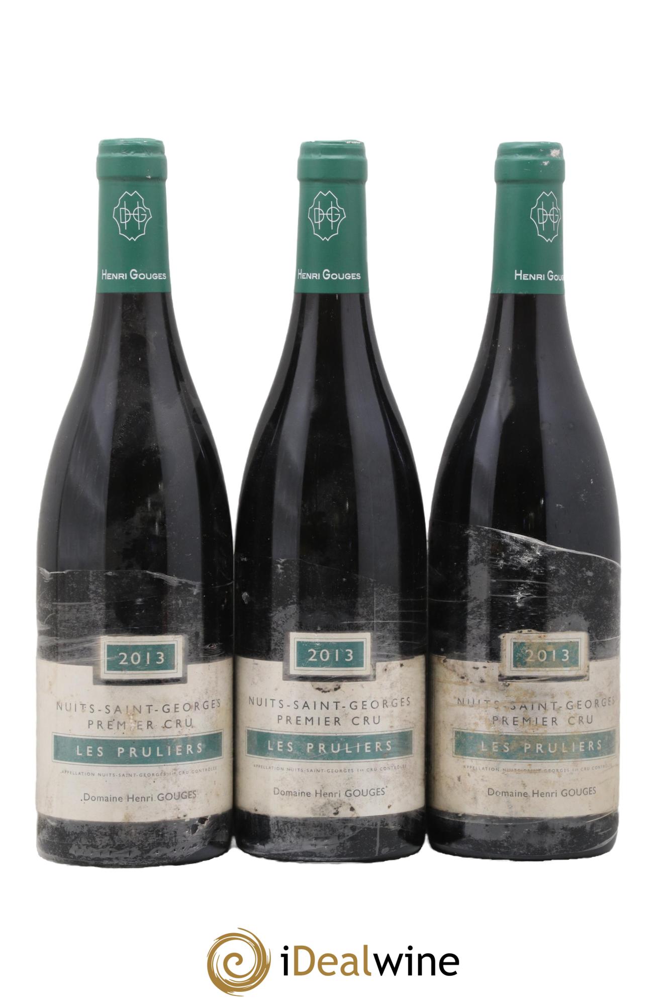 Nuits-Saint-Georges 1er Cru Les Pruliers Henri Gouges 2013 - Posten von 3 Flaschen - 0