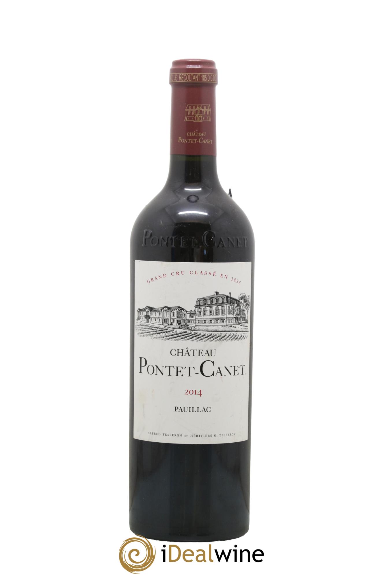 Château Pontet Canet 5ème Grand Cru Classé 2014 - Lot de 1 bouteille - 0