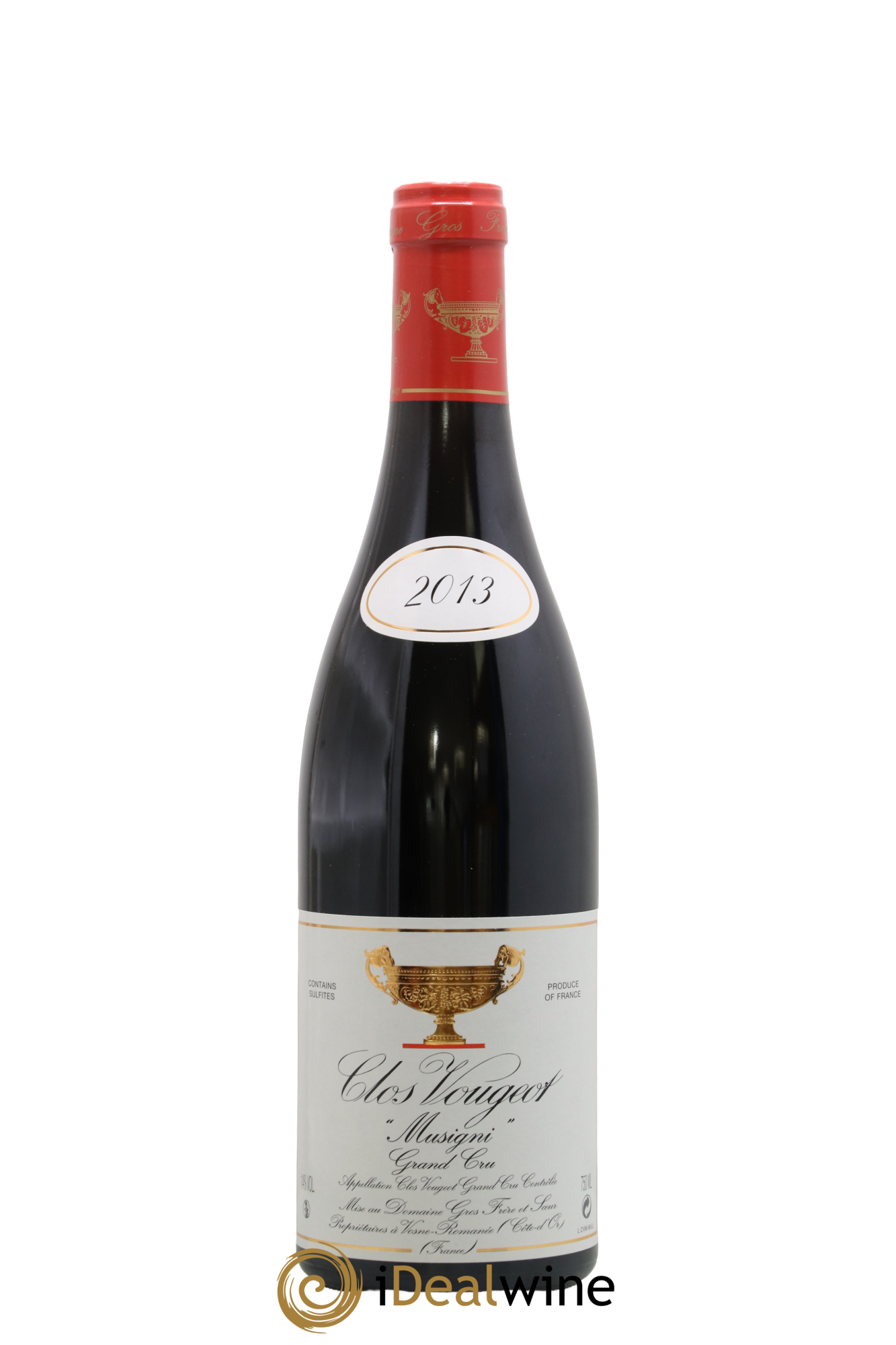 Clos de Vougeot Grand Cru Musigni Gros Frère & Soeur 2013 - Posten von 1 Flasche - 0
