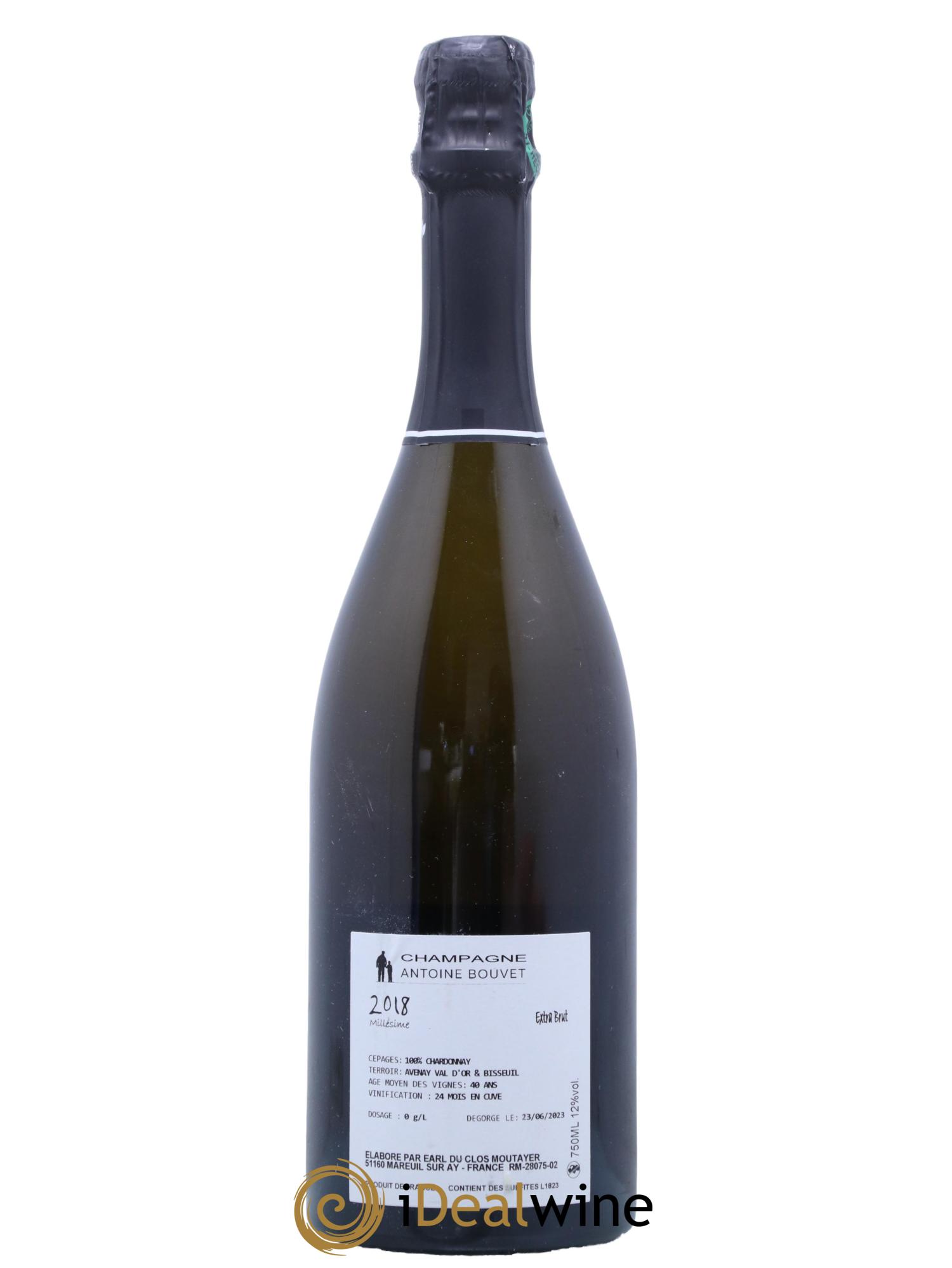 Champagne Extra Brut Maison Antoine Bouvet 2018 - Lot de 1 bouteille - 1