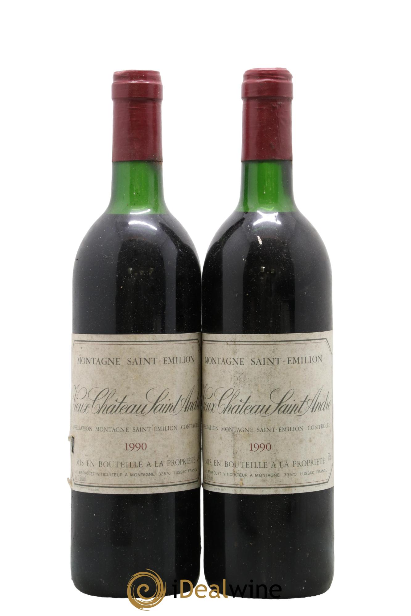 Vieux Château Saint-André 1990 - Lotto di 2 bottiglie - 0