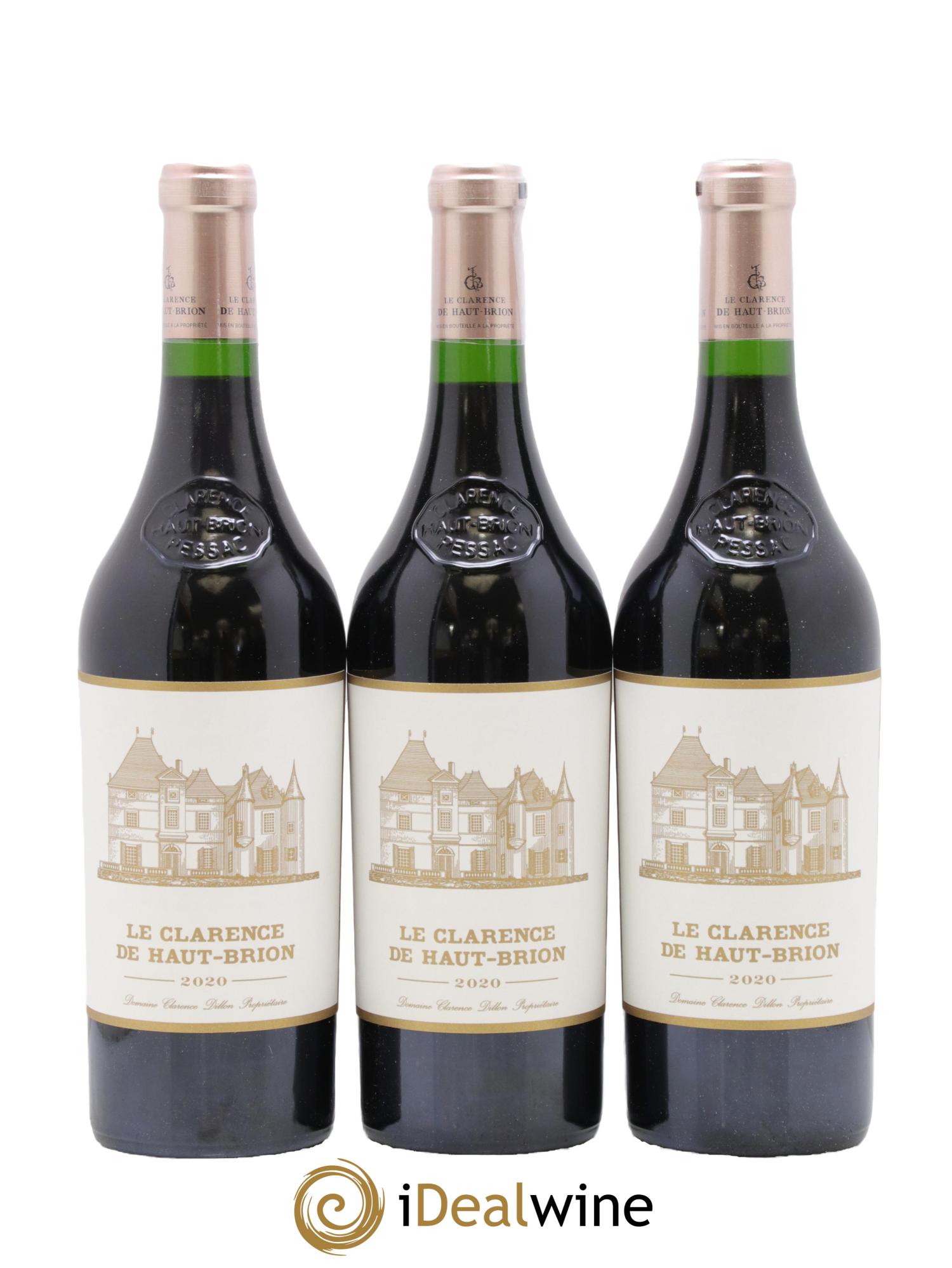 Clarence (Bahans) de Haut-Brion Second Vin 2020 - Lot of 3 bottles - 0