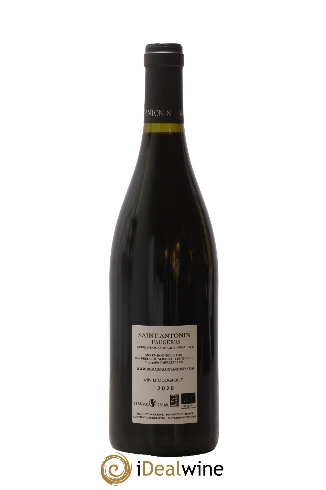Faugères Cazalet Domaine Saint Antonin 2020 - Posten von 1 Flasche - 1