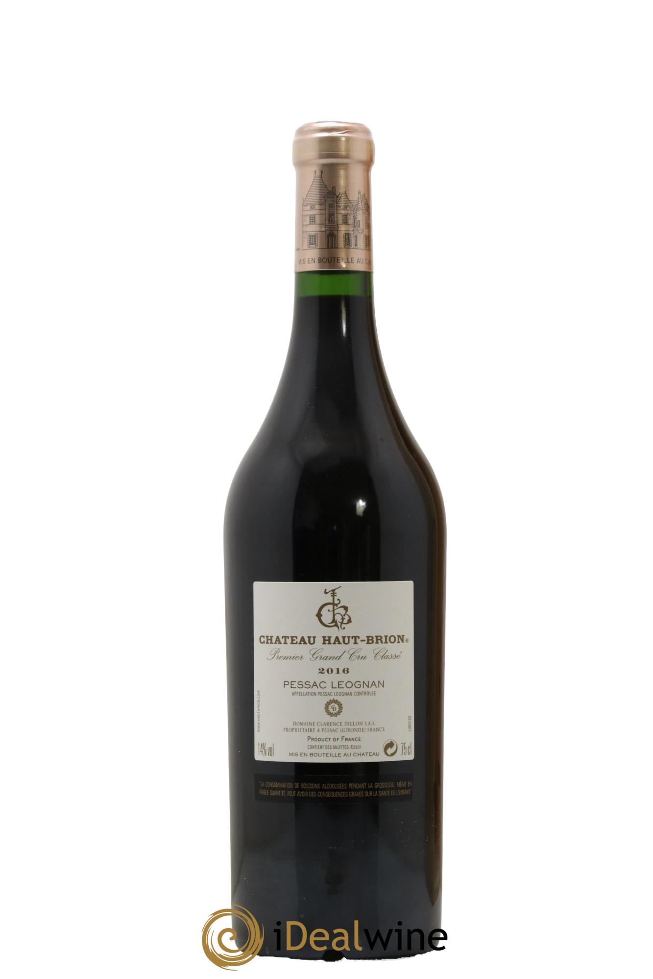 Château Haut Brion 1er Grand Cru Classé 2016 - Posten von 1 Flasche - 2