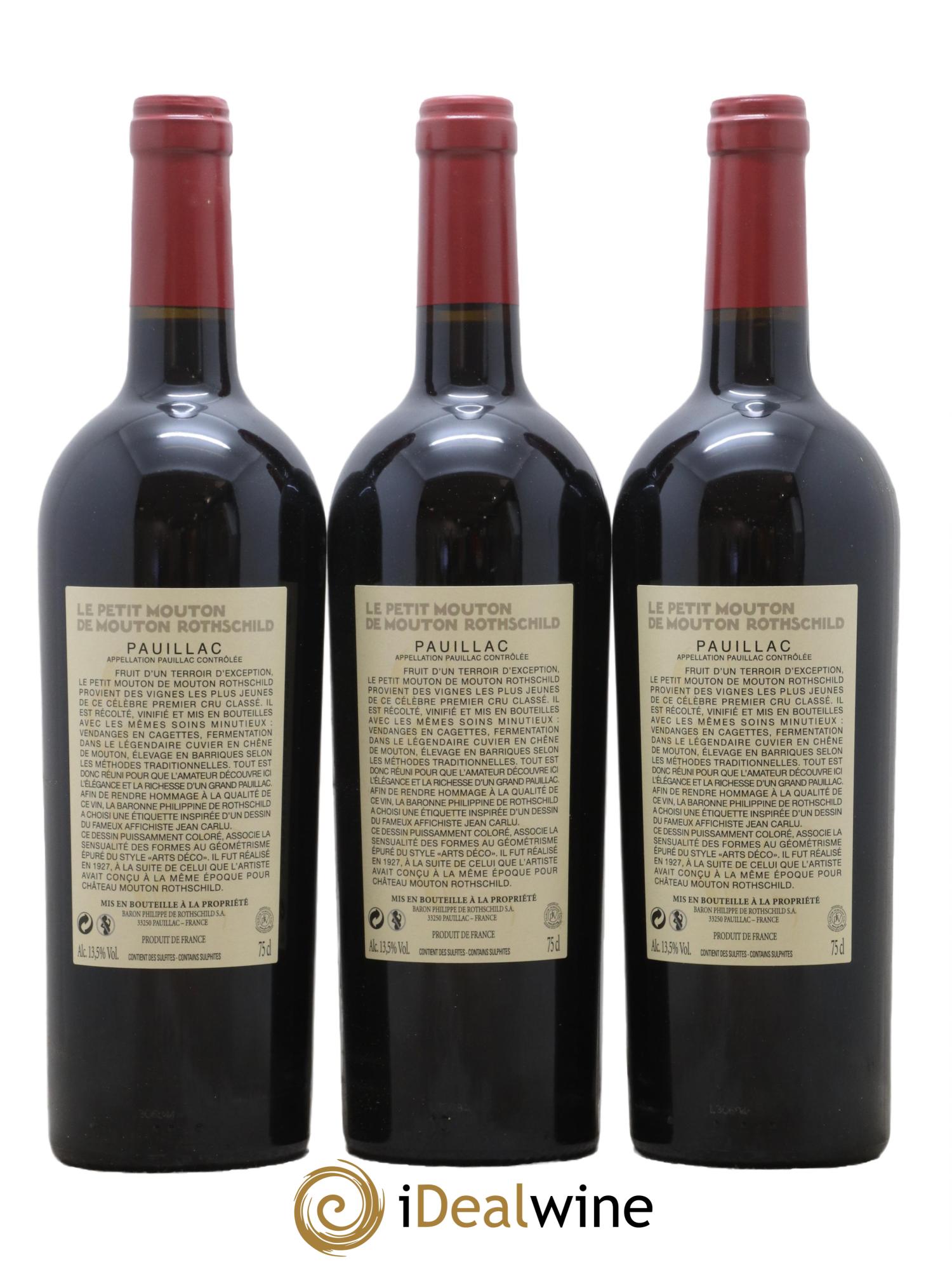Petit Mouton Second Vin 2016 - Lot de 6 bouteilles - 4