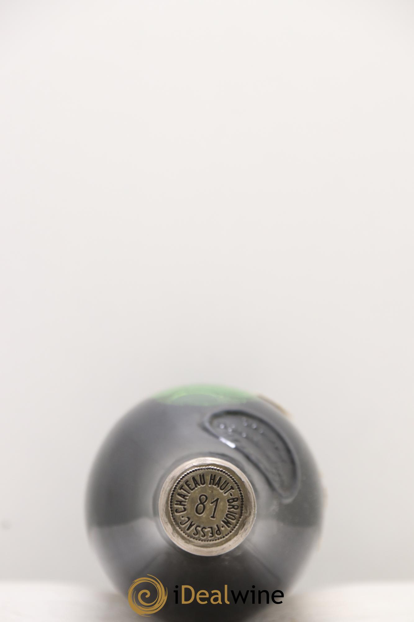 Château Haut Brion 1er Grand Cru Classé 1981 - Lot de 1 bouteille - 1