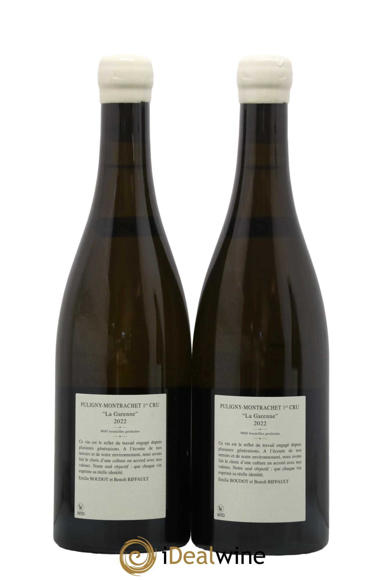 Puligny-Montrachet 1er Cru La Garenne Etienne Sauzet  2022 - Lot de 2 bouteilles - 1