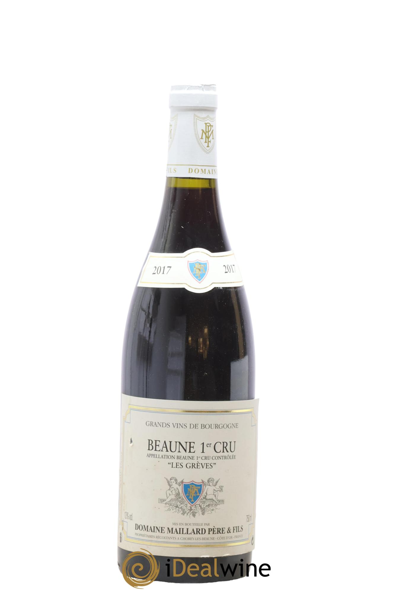 Beaune 1er Cru Les Grèves Maillard et Fils (Domaine) 2017 - Lot de 1 bouteille - 0
