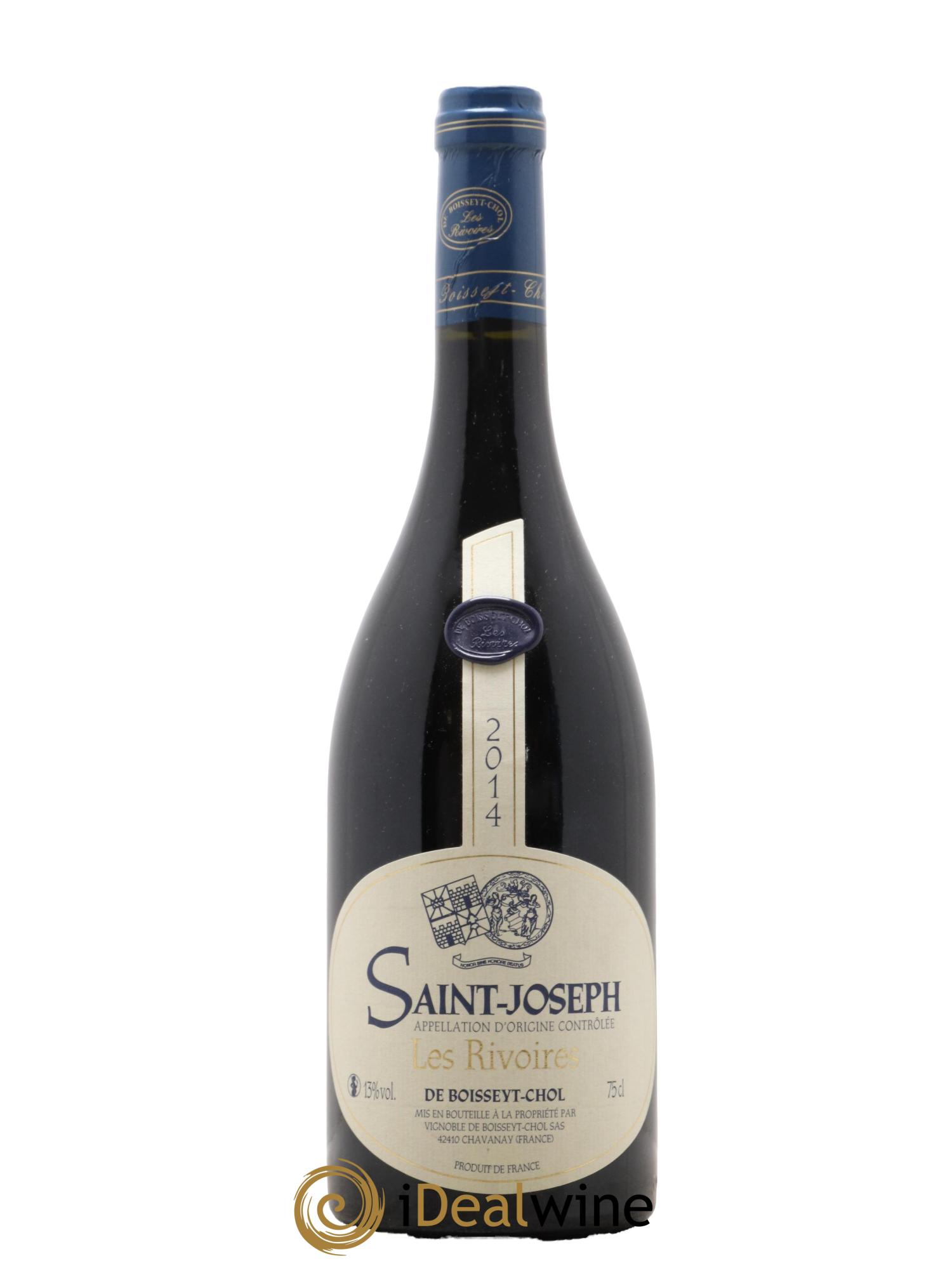 Saint-Joseph Les Rivoires Boisseyt-Chol 2014 - Posten von 1 Flasche - 0