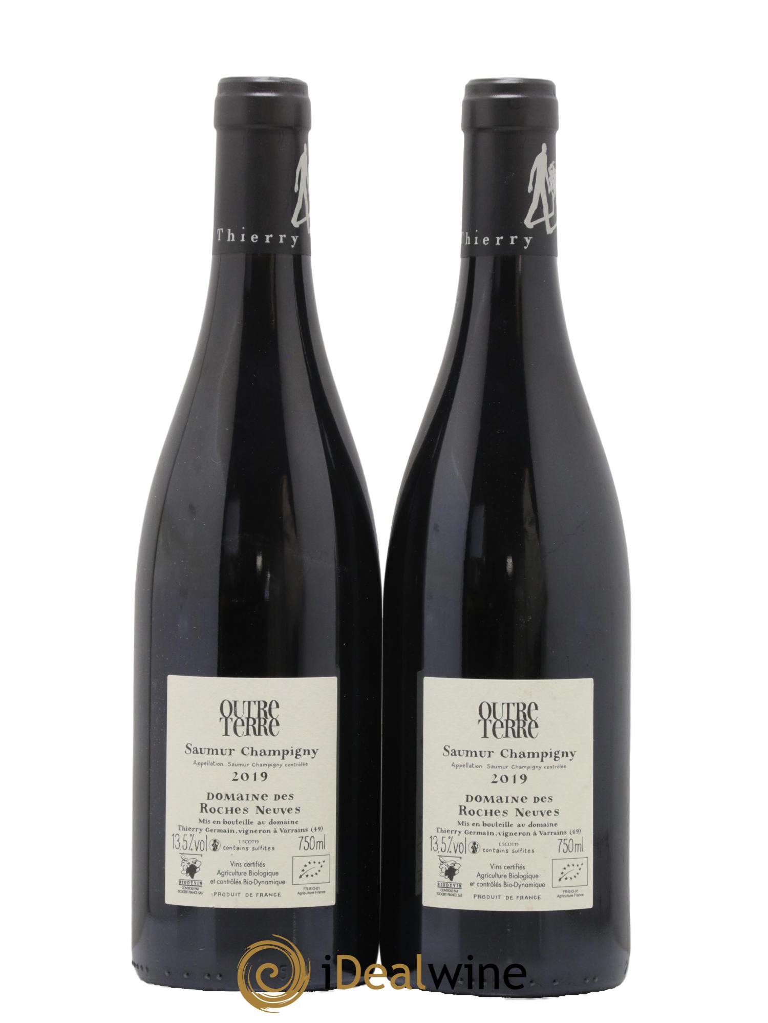 Saumur-Champigny Outre Terre Domaine des Roches Neuves - Thierry Germain 2019 - Lot de 2 bouteilles - 1