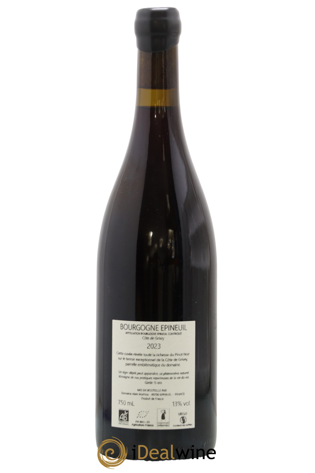 Bourgogne Epineuil Côte De Grisey Domaine Alain Mathias 2023 - Posten von 1 Flasche - 1