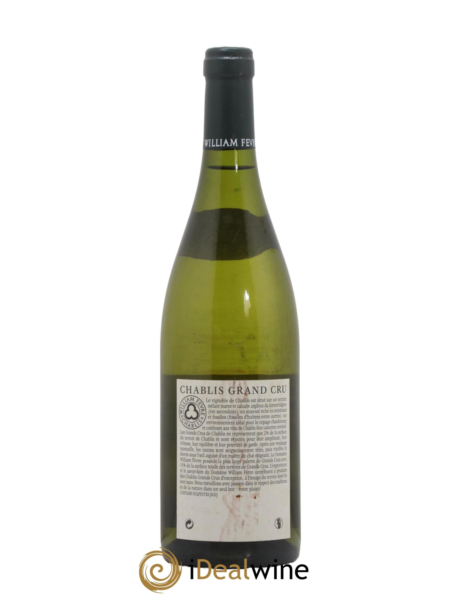 Chablis Grand Cru Les Clos William Fèvre 2010 - Posten von 1 Flasche - 1