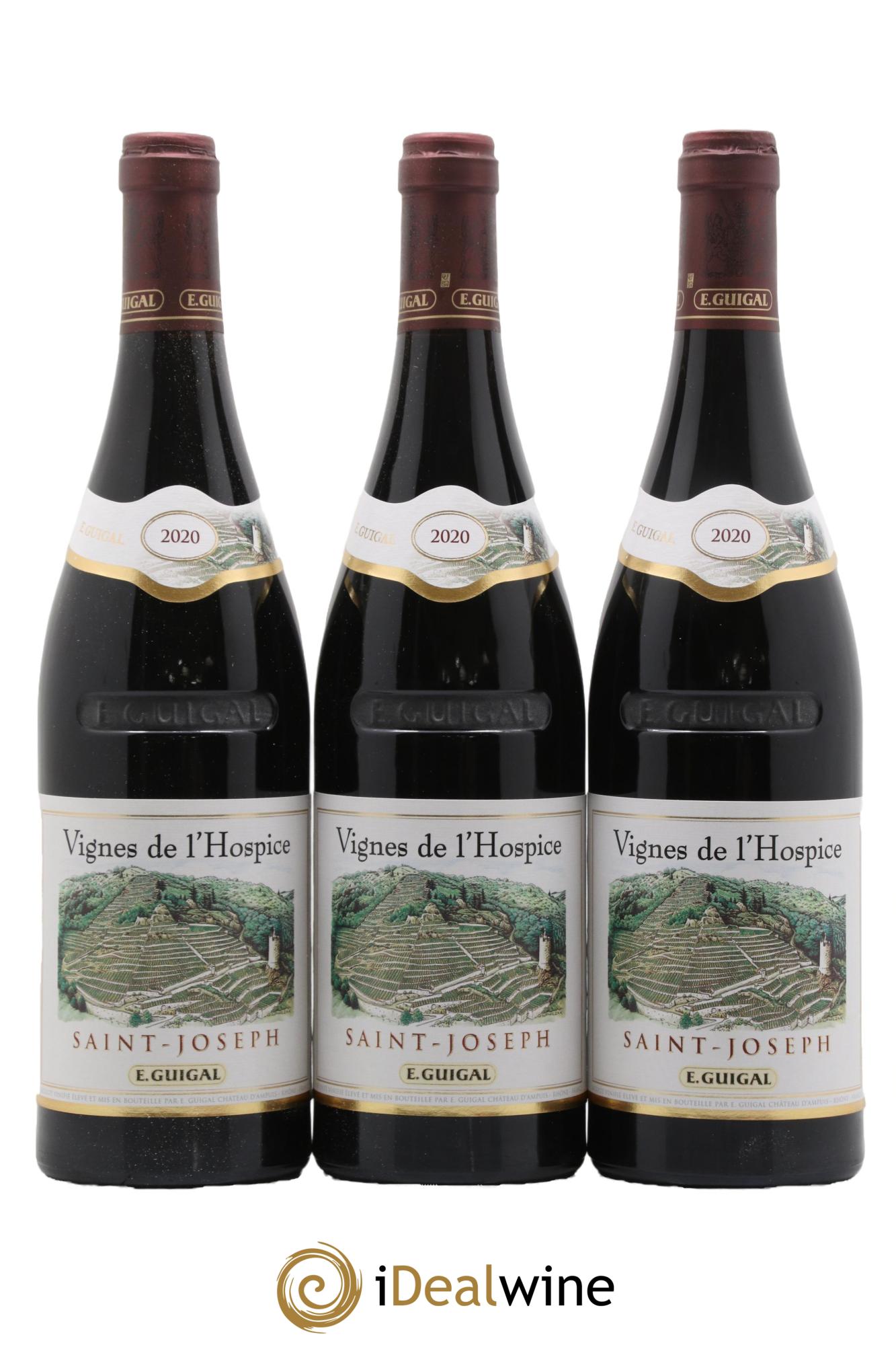Saint-Joseph Vignes de l'Hospice Guigal 2020 - Lotto di 6 bottiglie - 1