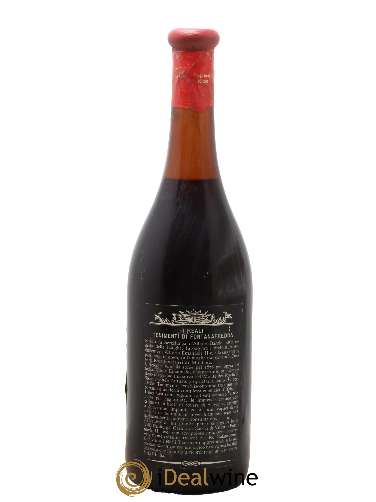 Barolo DOCG Fontanafredda 1970 - Lot of 1 bottle - 1