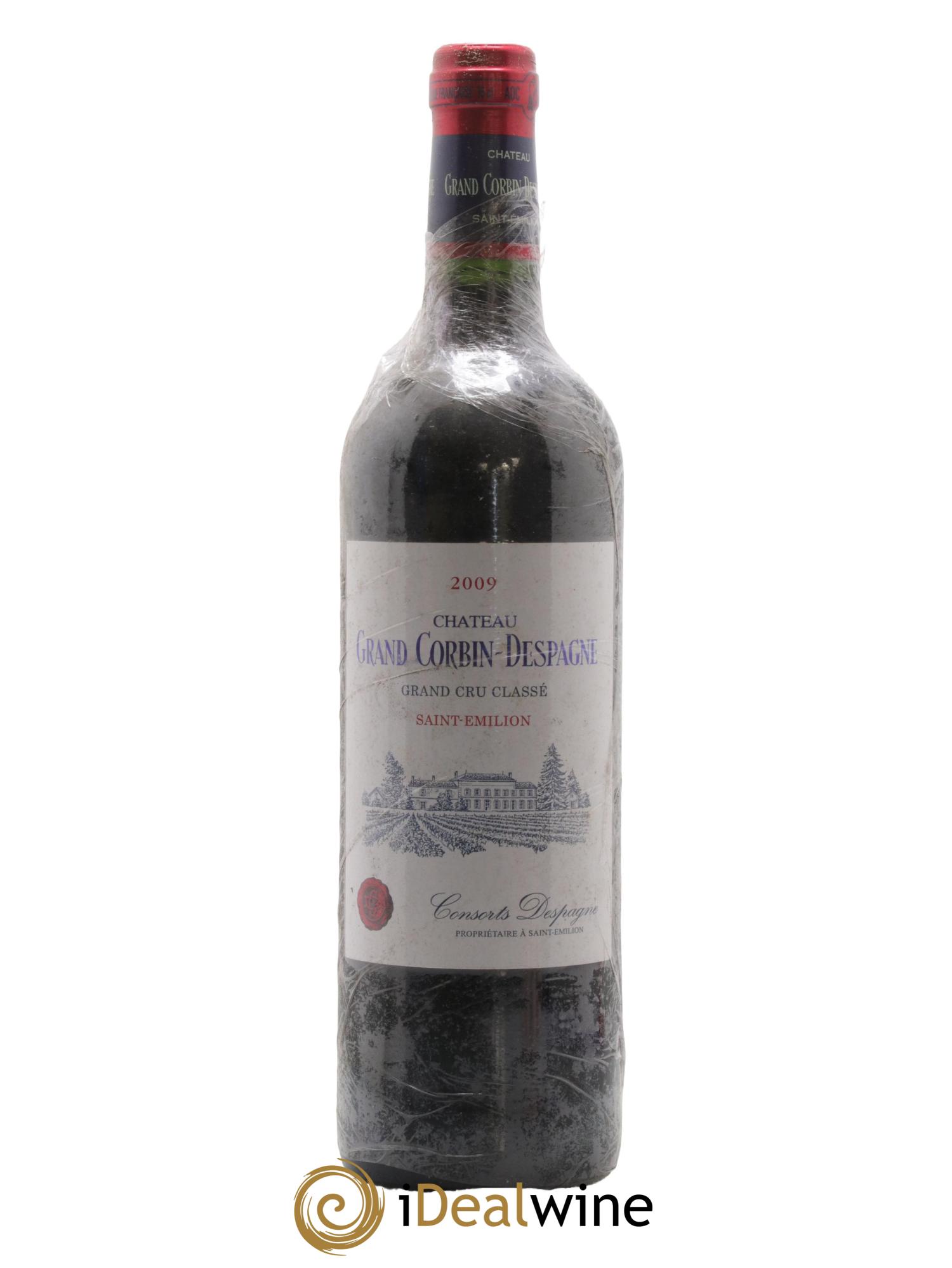 Château Grand Corbin Despagne Grand Cru Classé 2009 - Lot of 1 bottle - 0